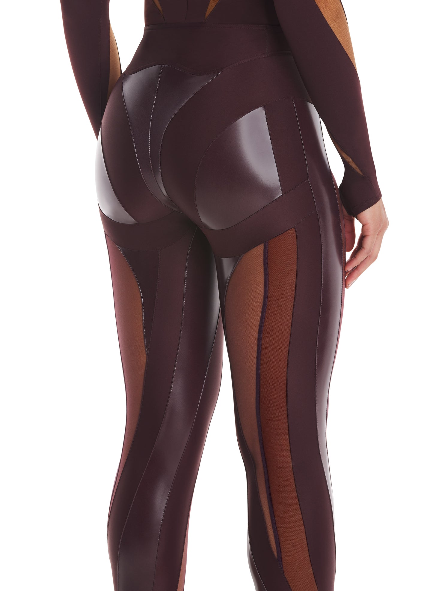 Glossy leggings