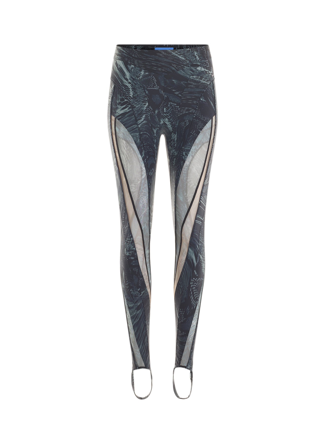 Printed spiral leggings