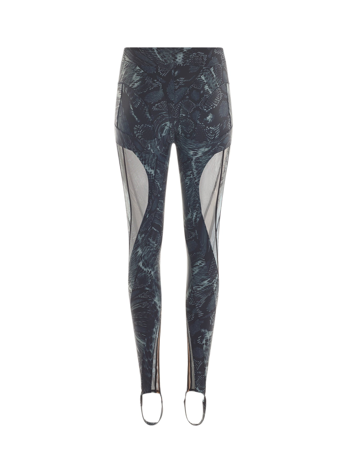 Printed spiral leggings