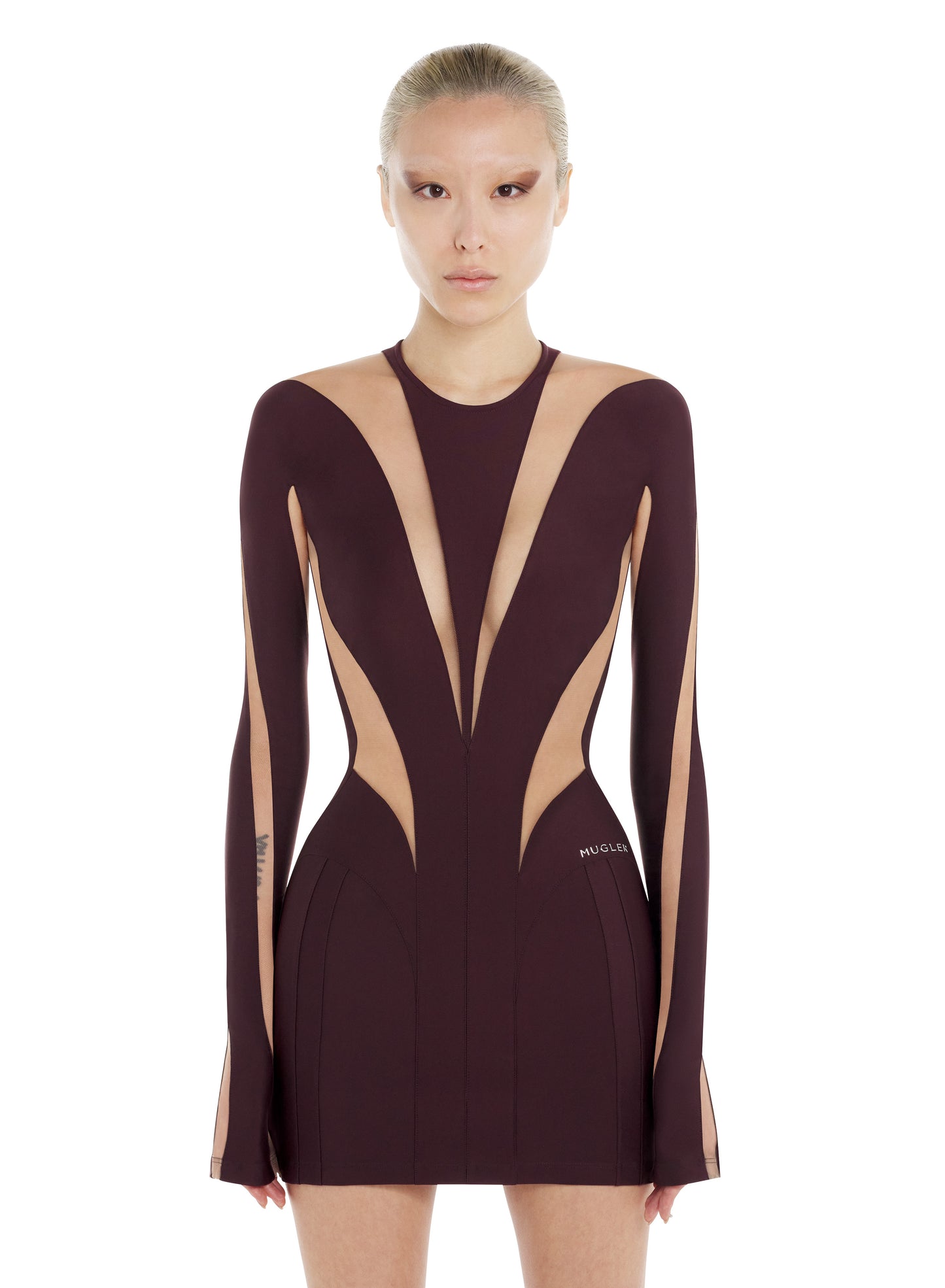 Body shaping illusion dress