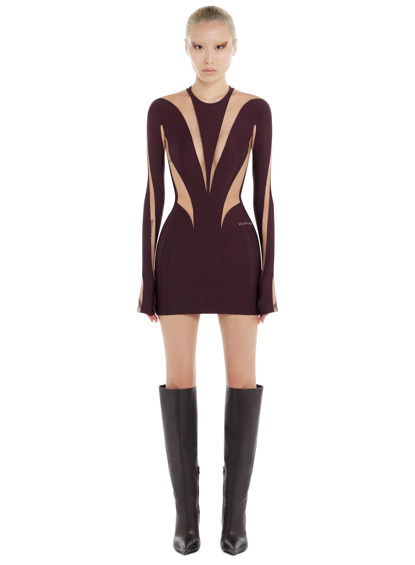Body shaping illusion dress