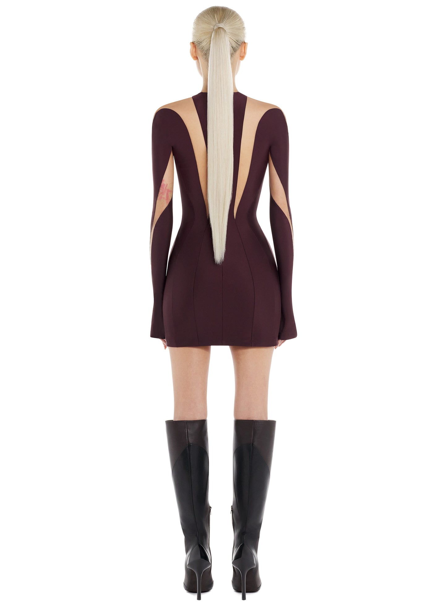 Body shaping illusion dress