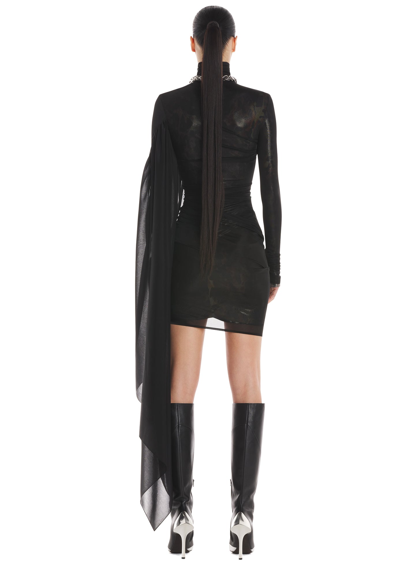 Draped dress