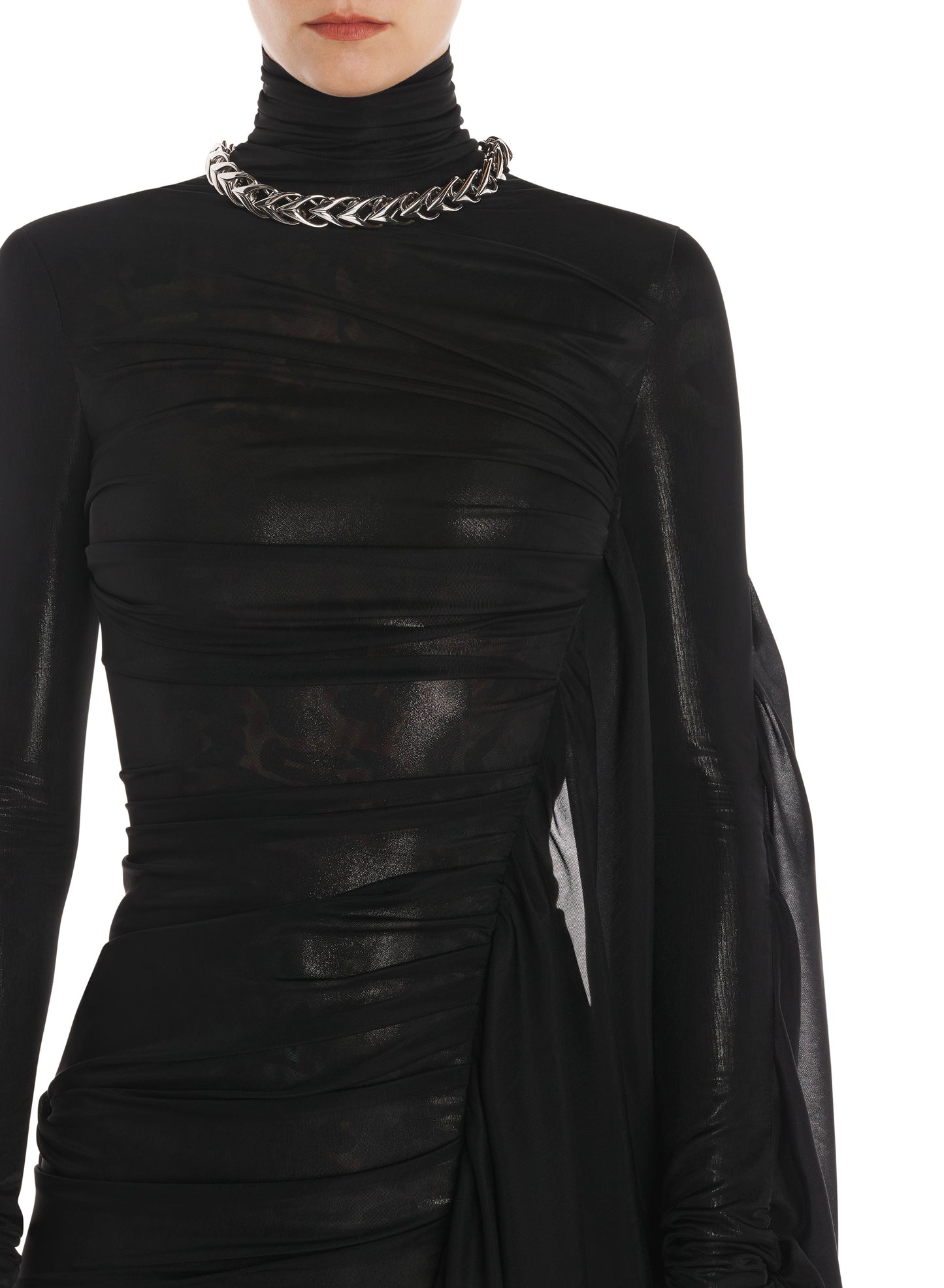 Draped dress