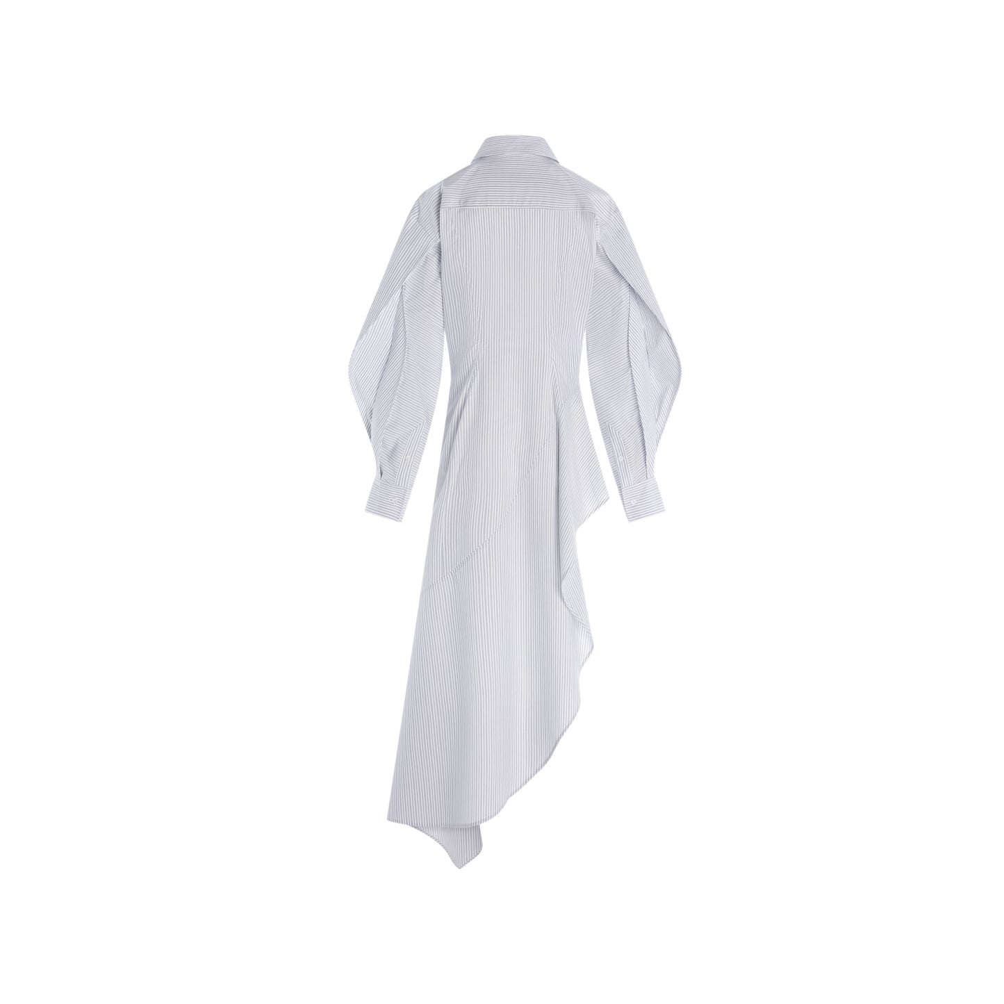 Pinstripe poplin dress