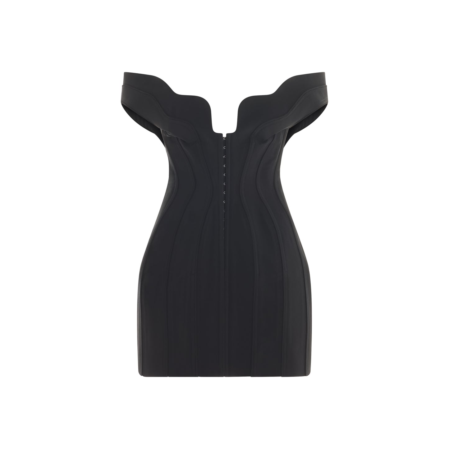 Wavy corseted dress