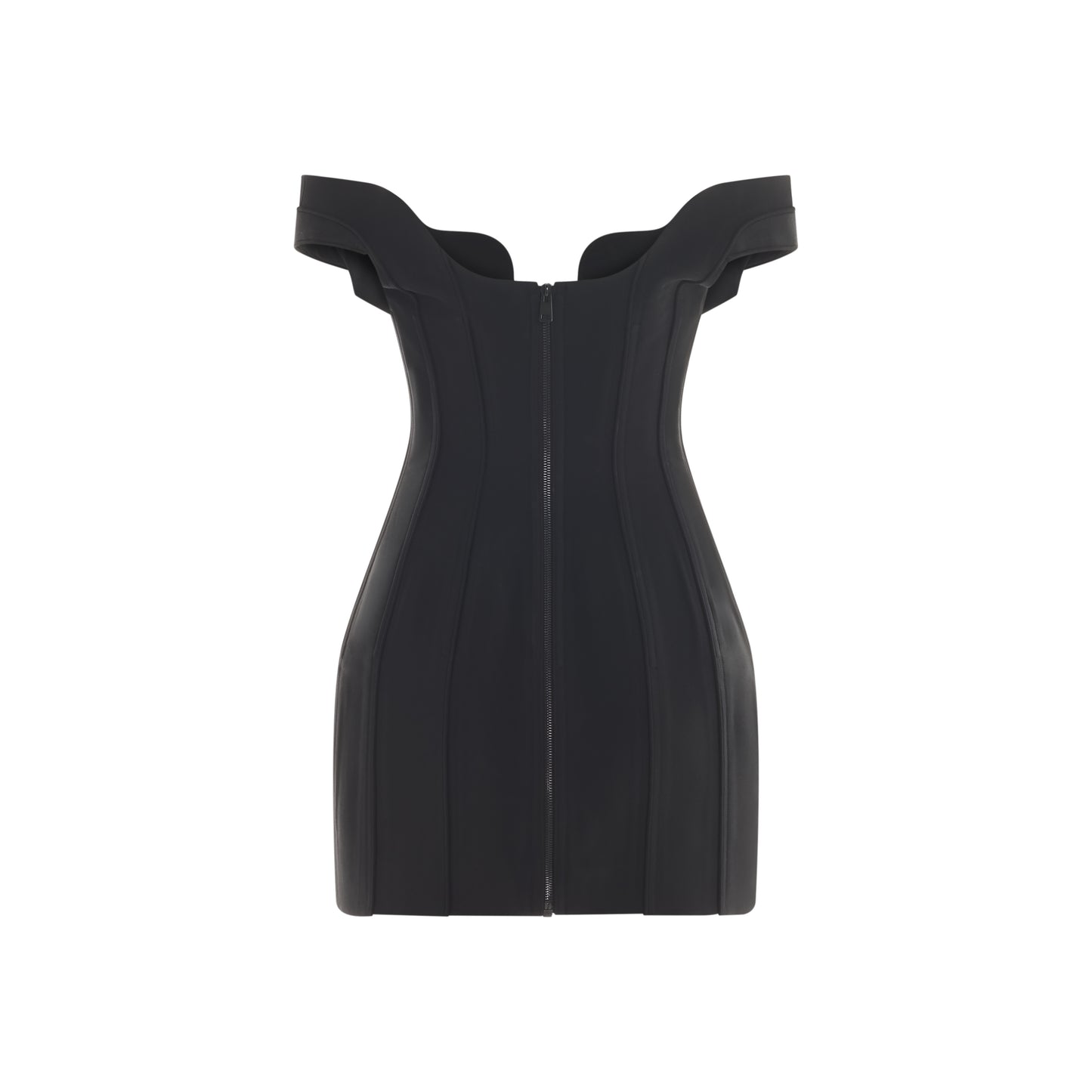 Wavy corseted dress