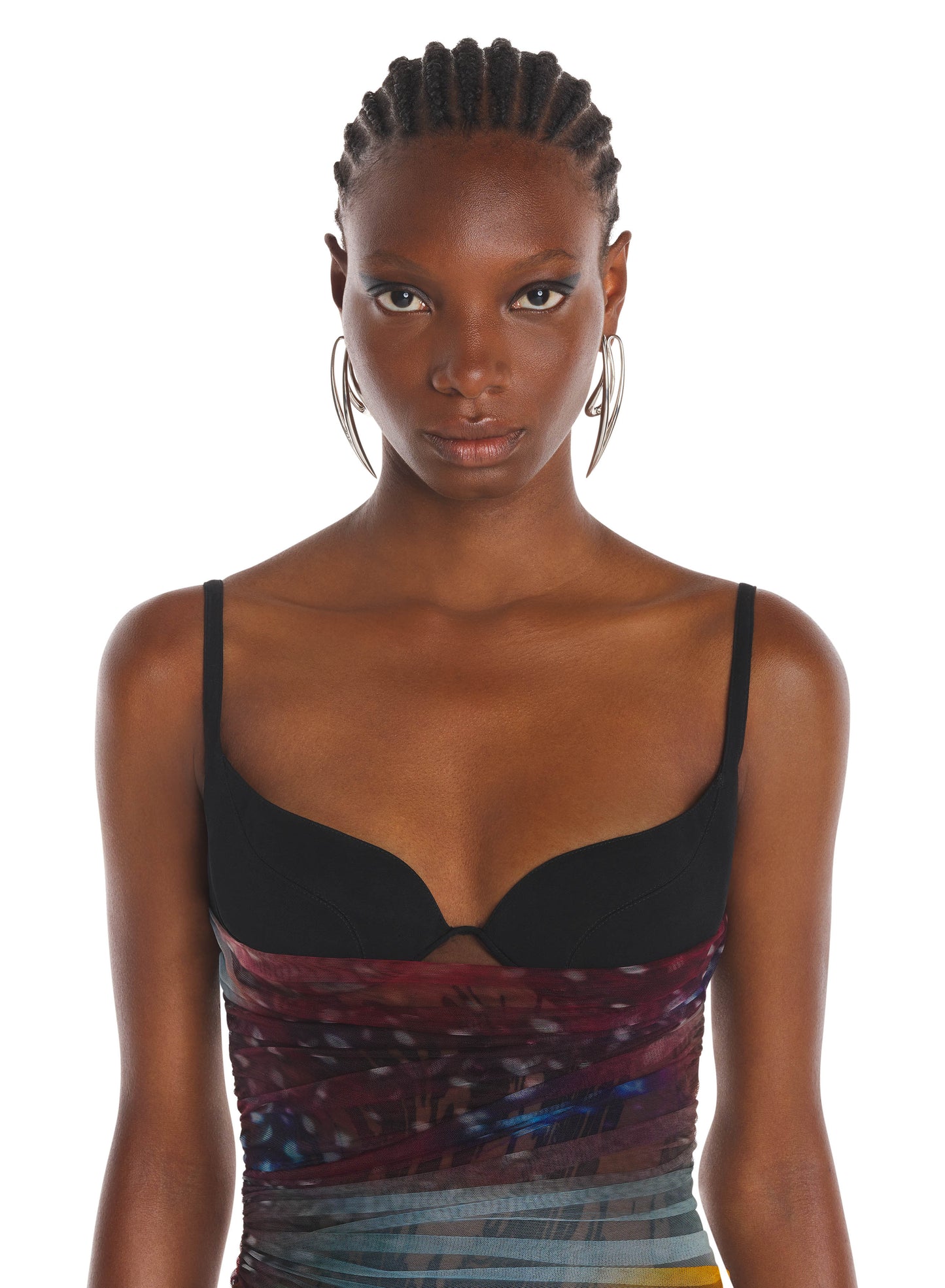 Short printed party dress