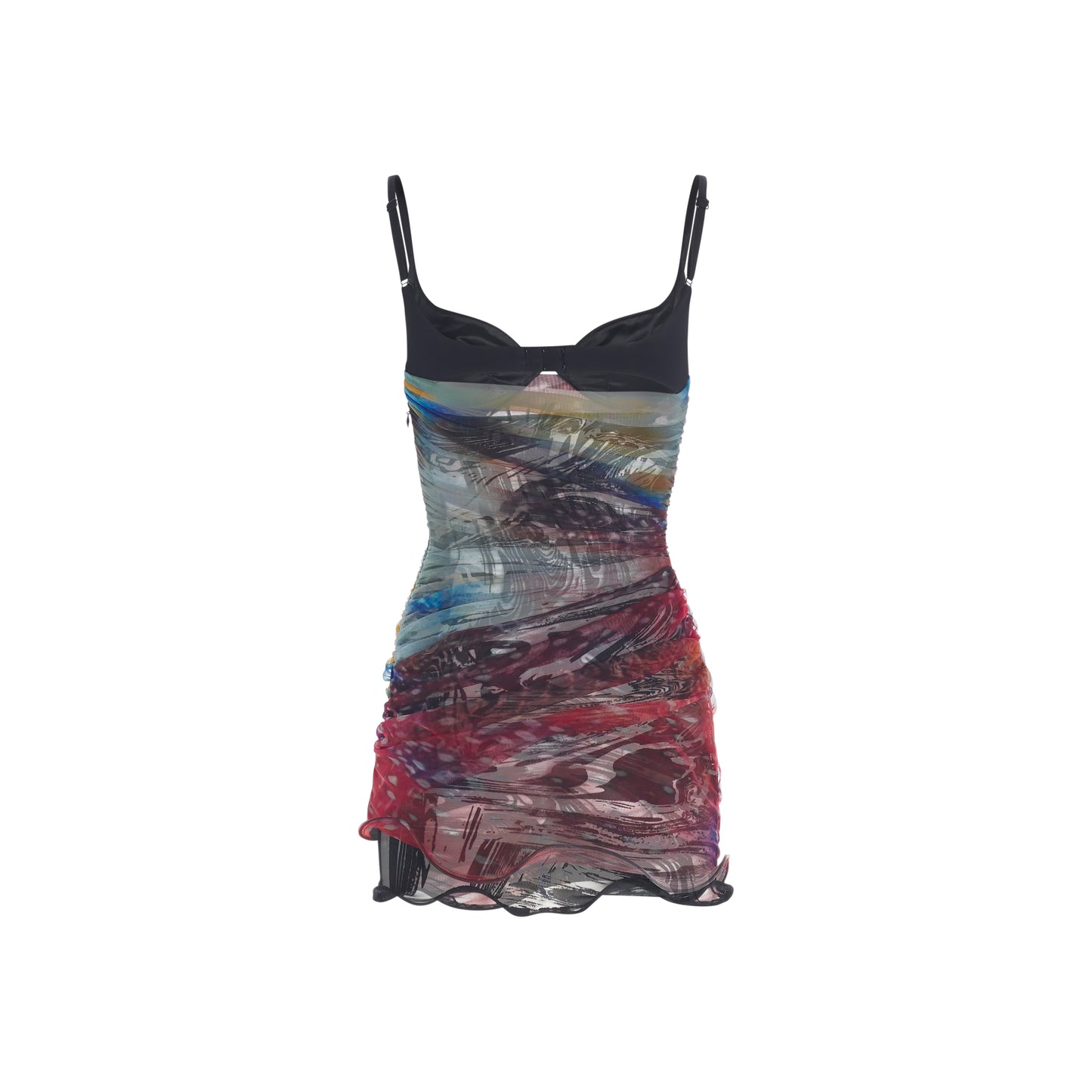 Short printed party dress
