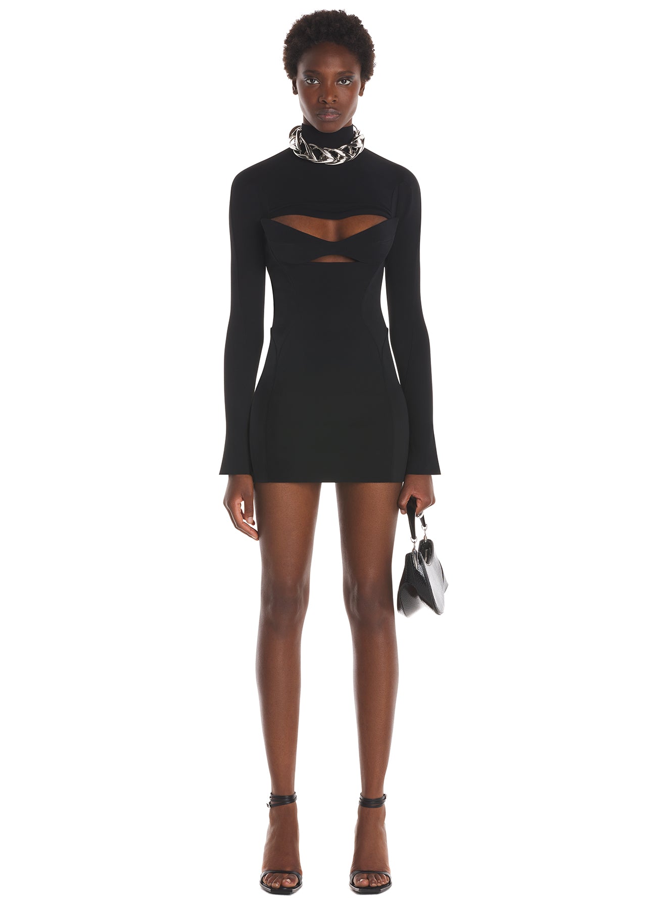 Long-sleeved party dress