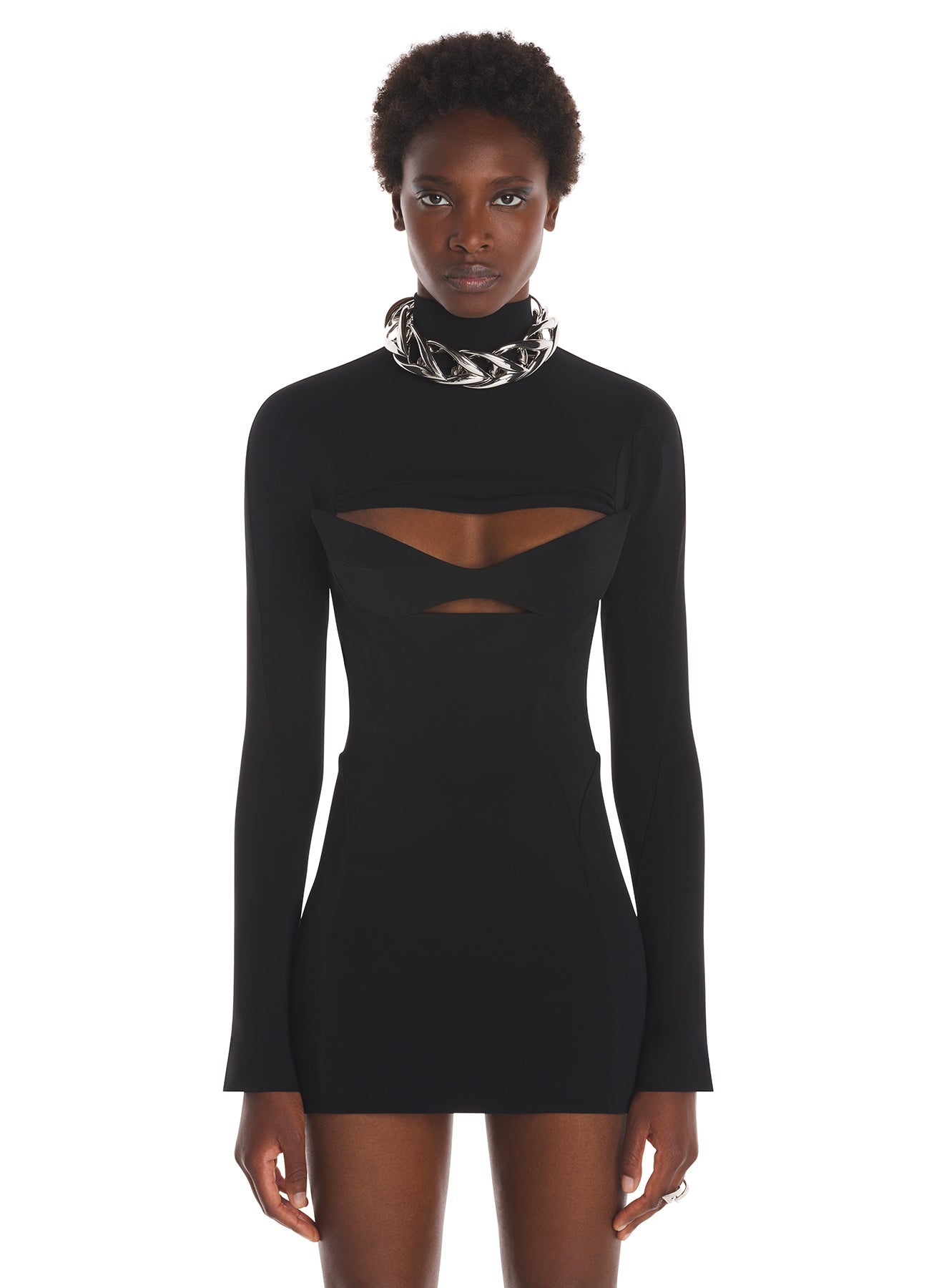 Long-sleeved party dress