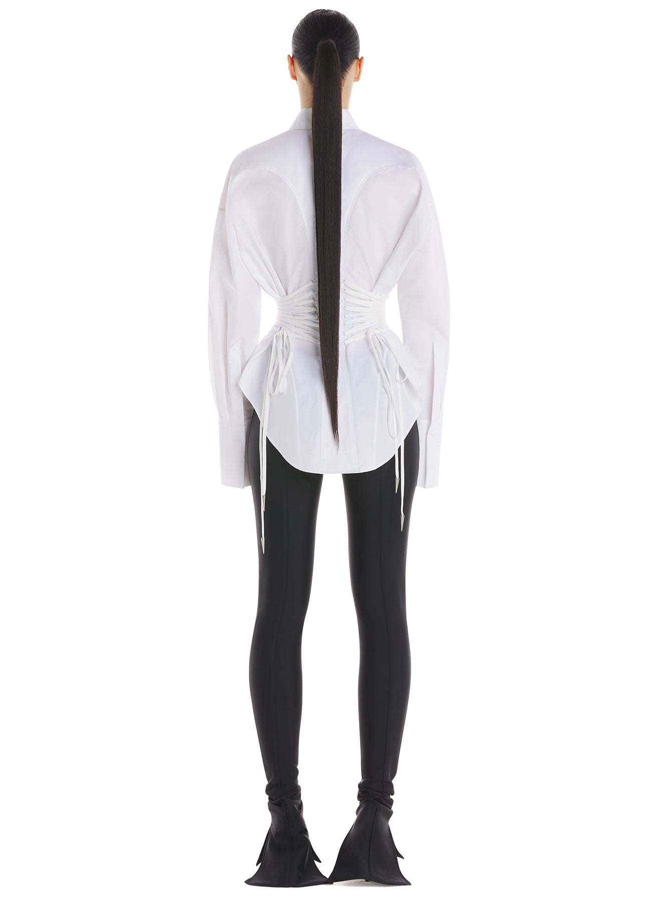 Laced-up shirt