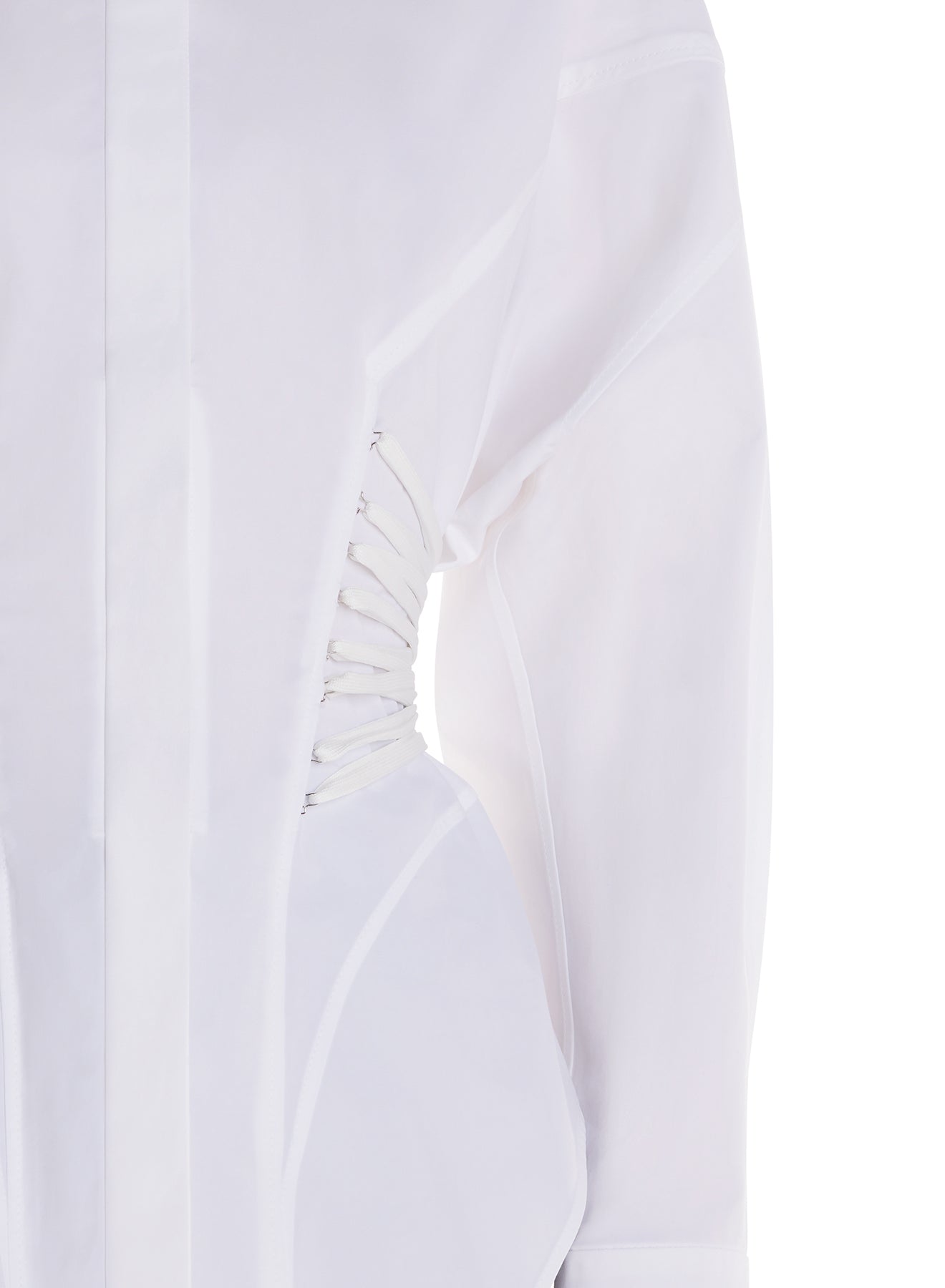 Laced-up shirt