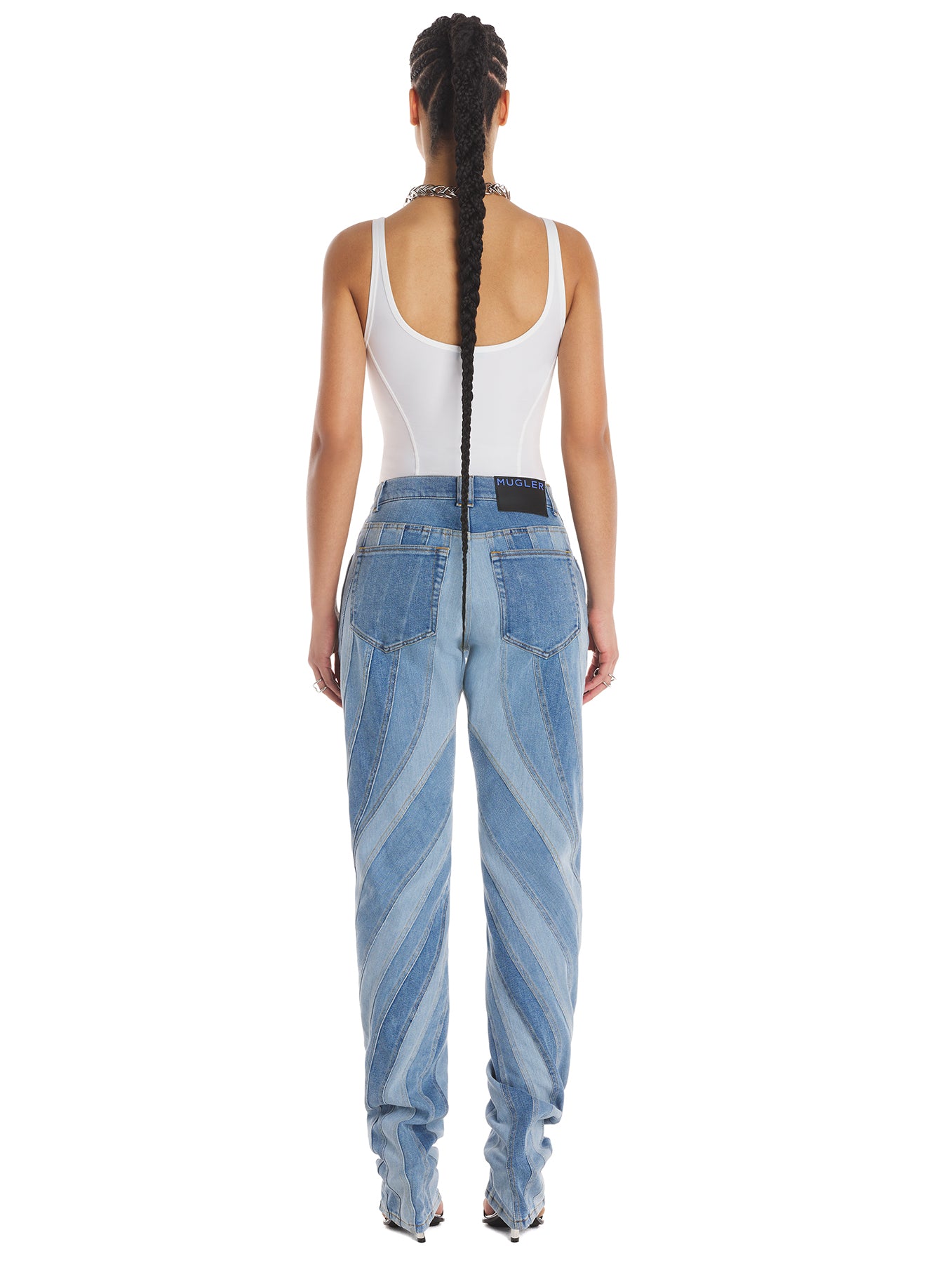 Corseted tank top