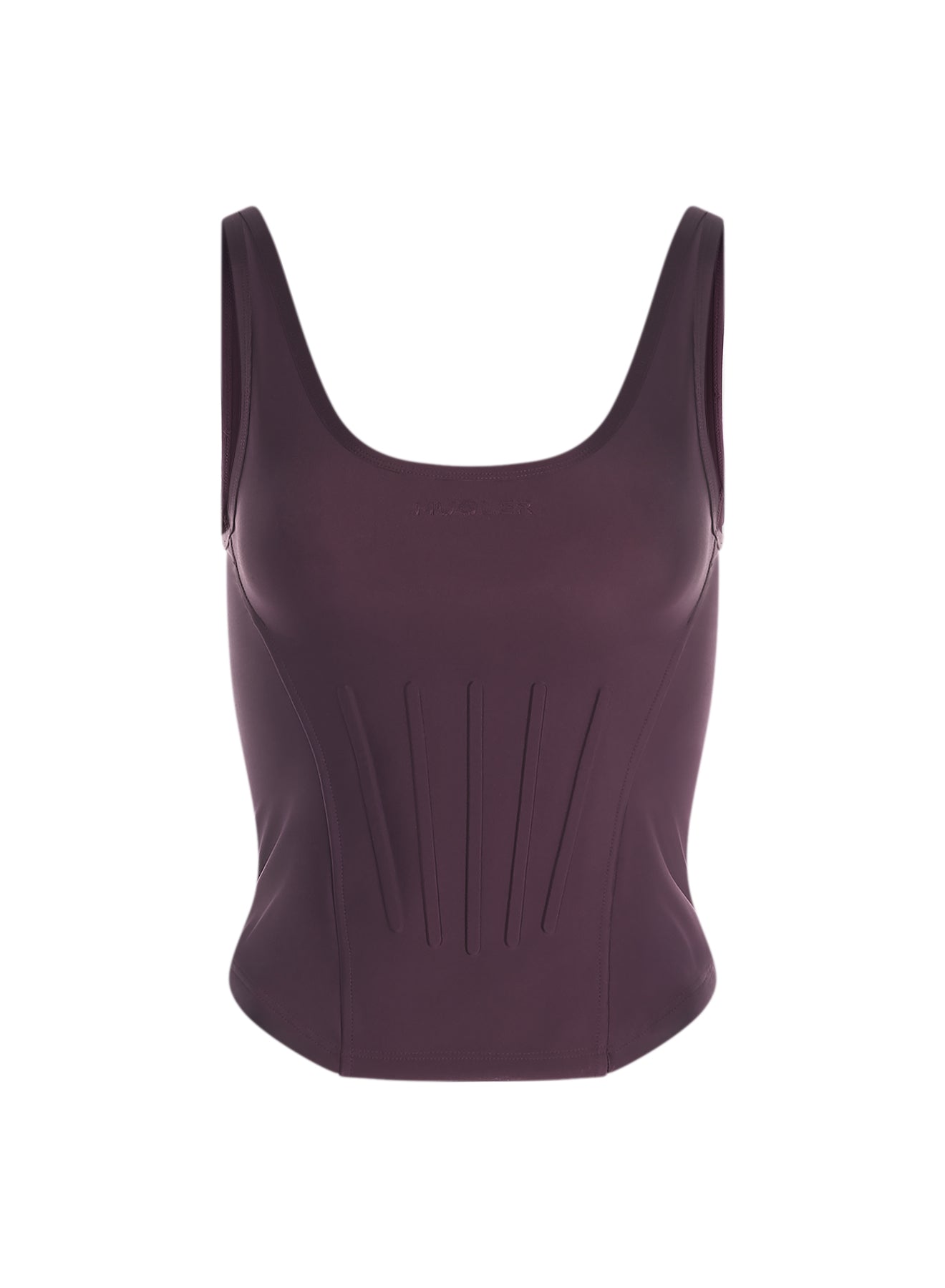 Corseted tank top