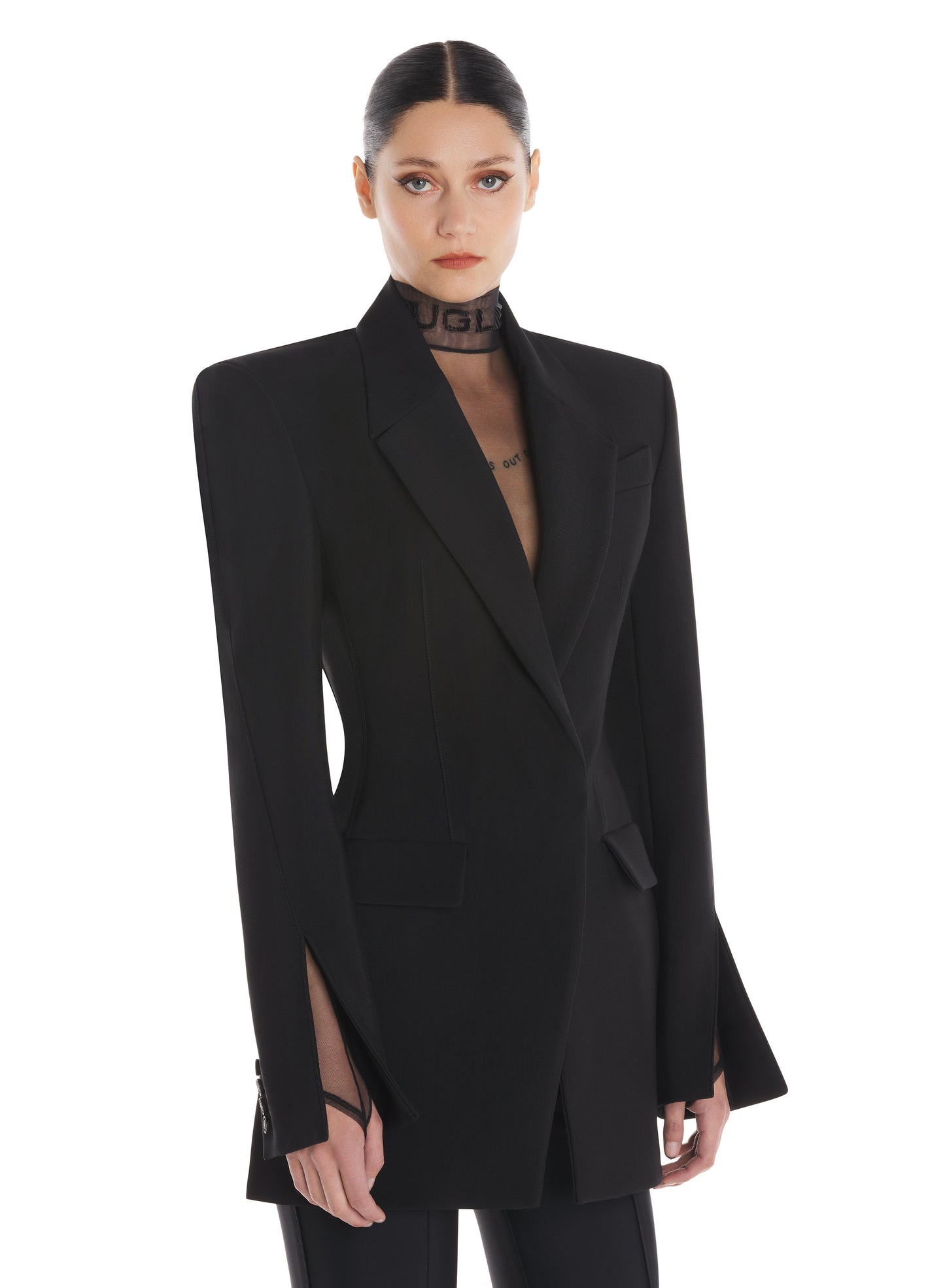 Slitted sleeve jacket