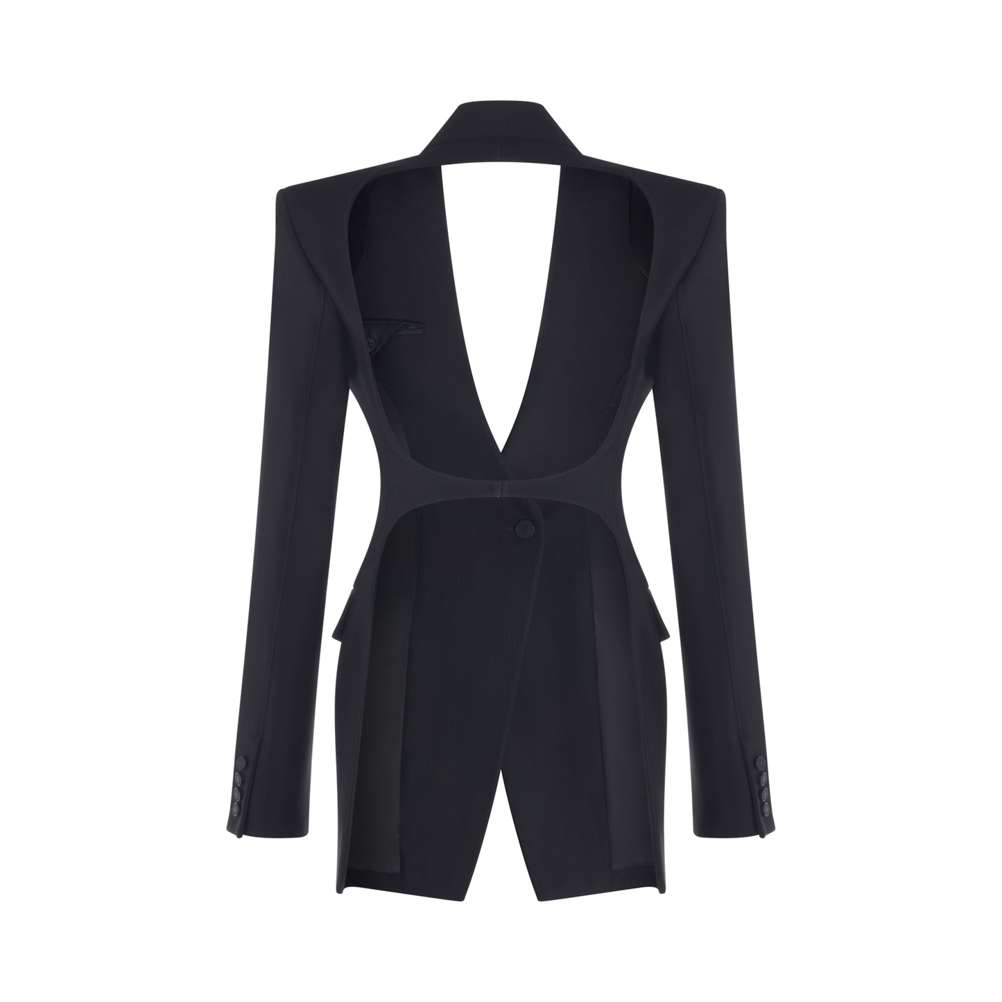 Slitted sleeve jacket