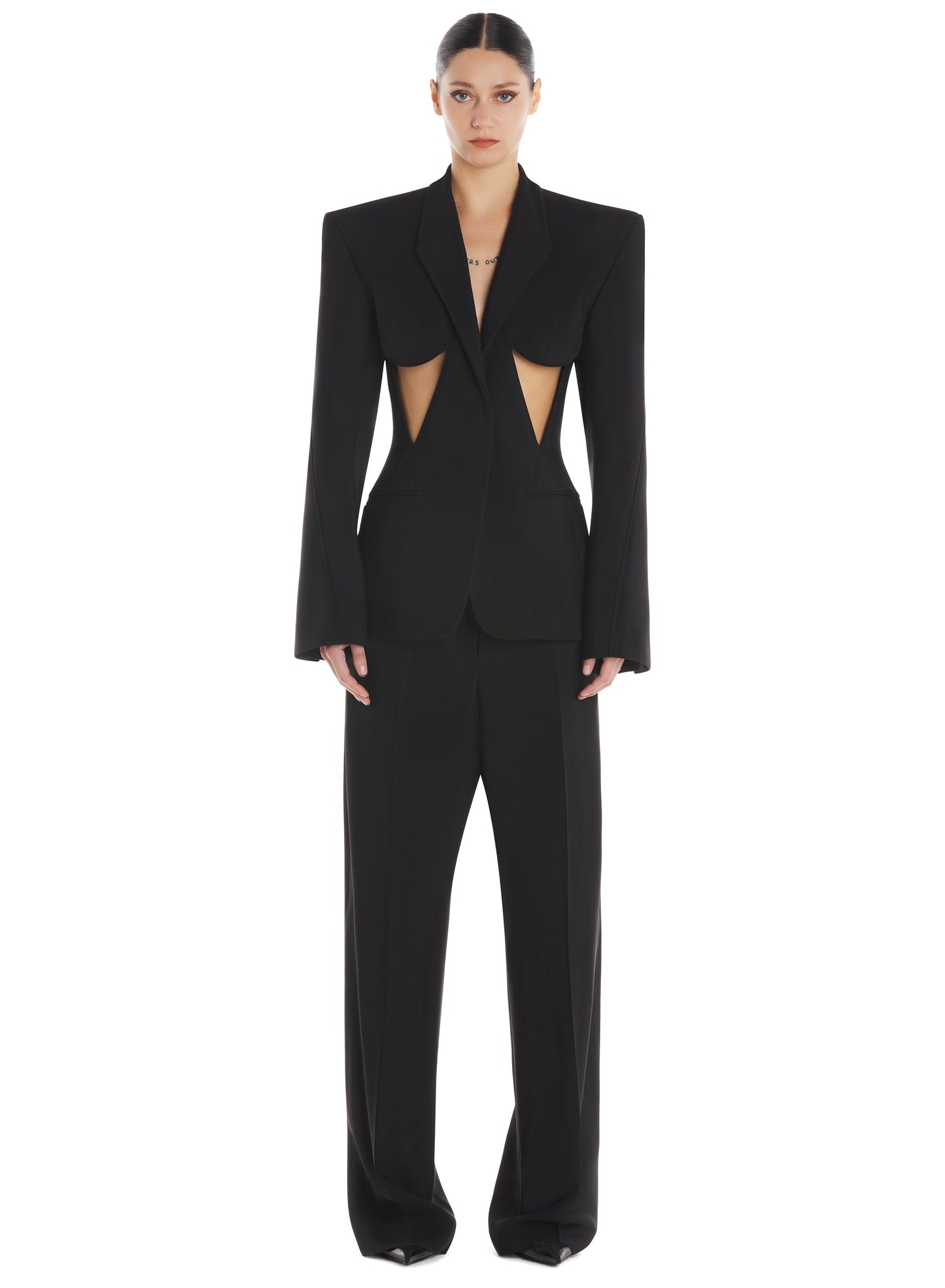 Cut-out jacket