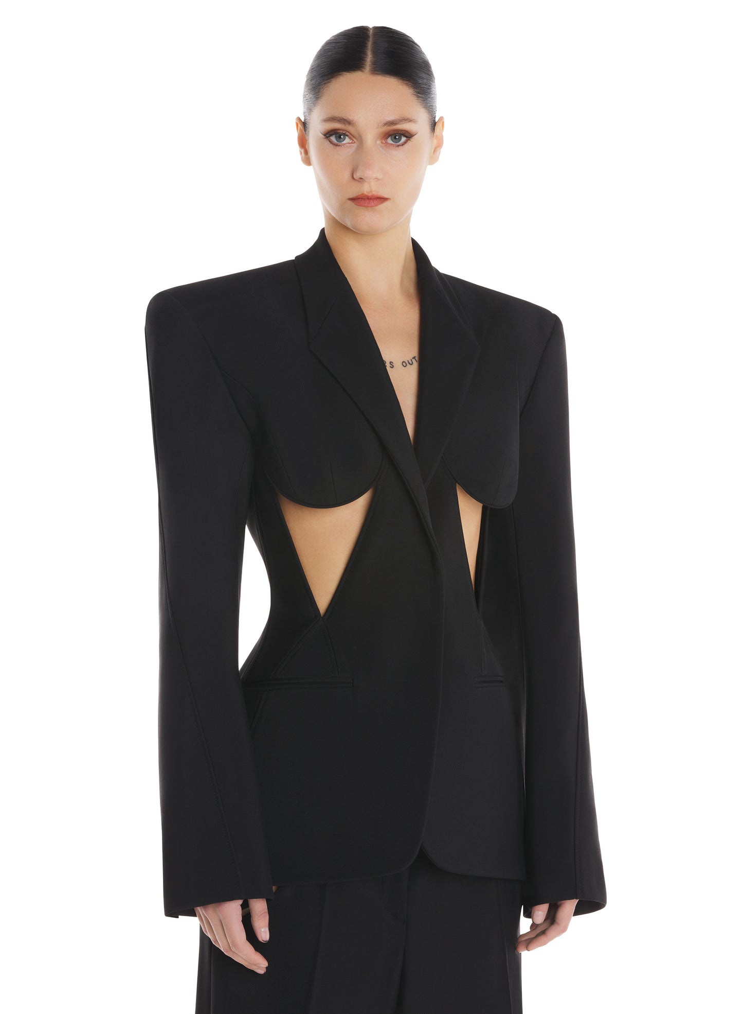 Cut-out jacket