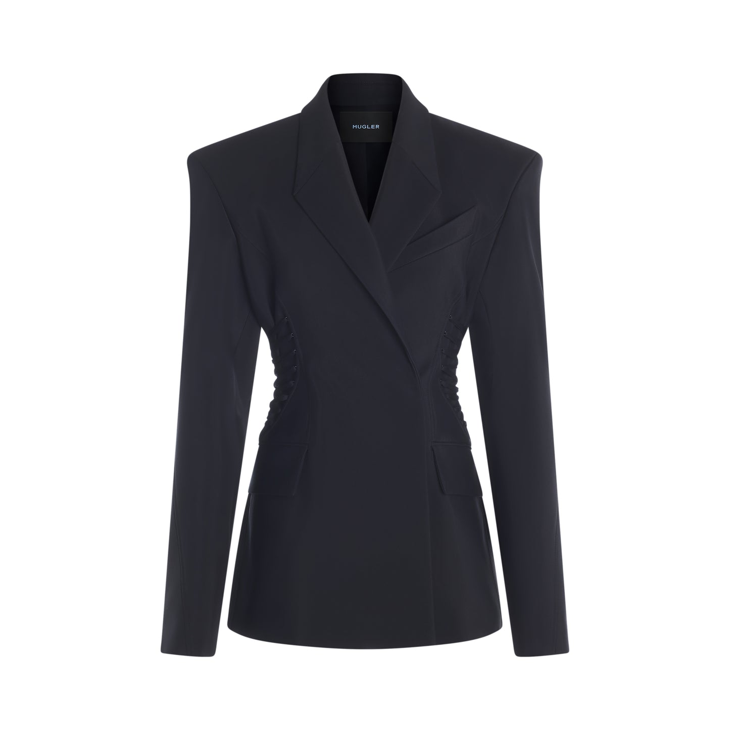 Laced-up jacket