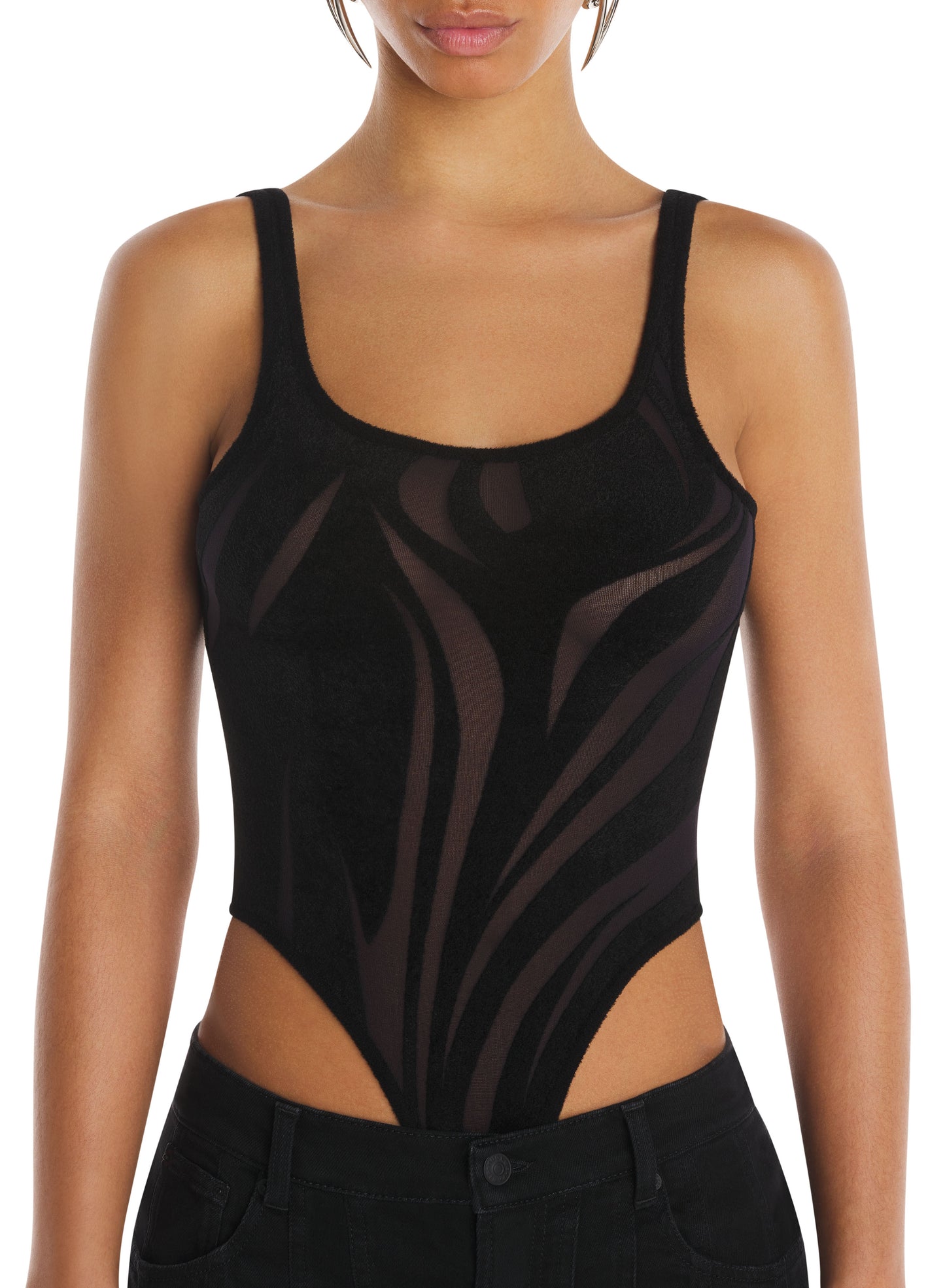 Chenille bodysuit