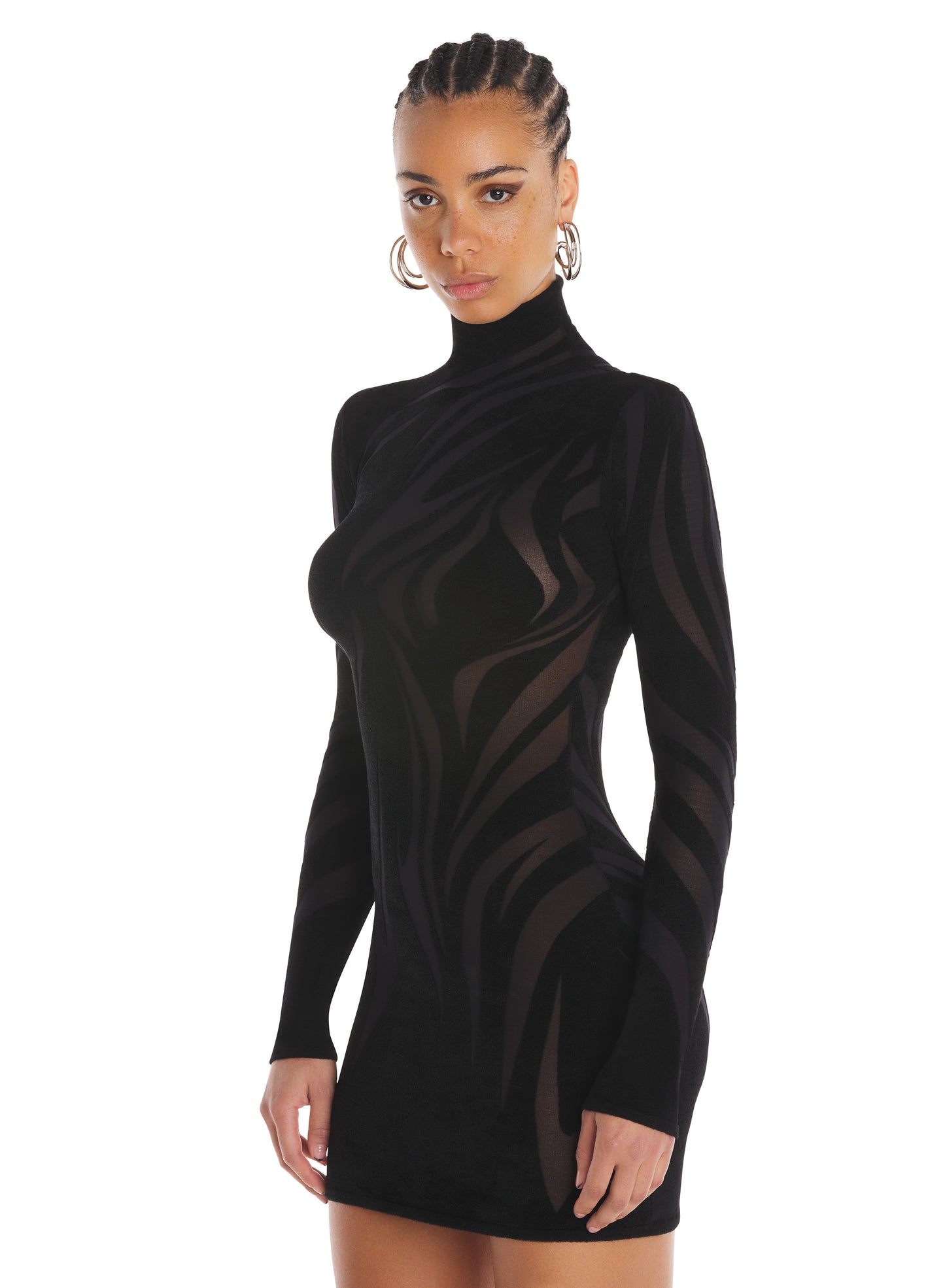 Chenille mini dress