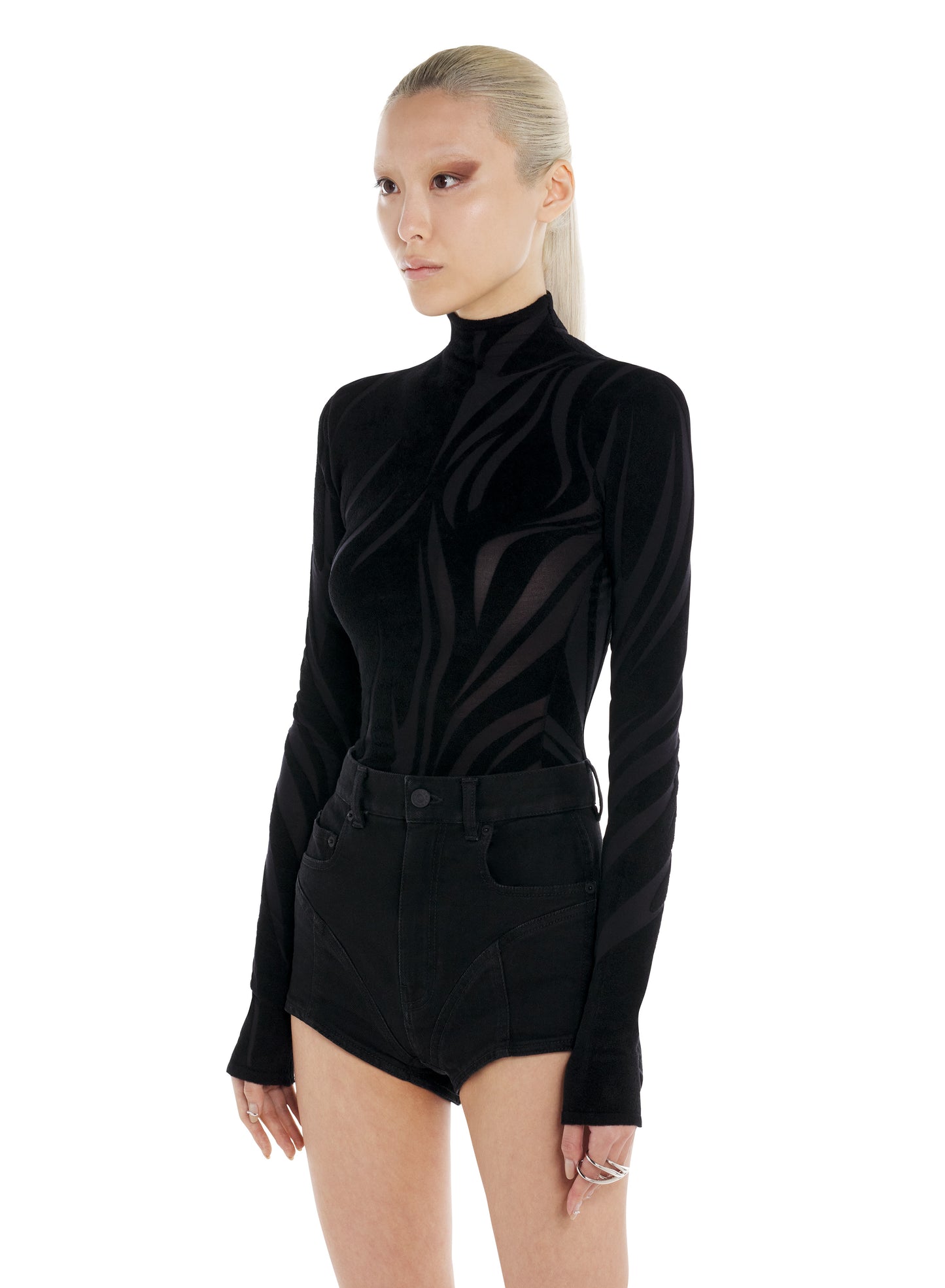 Chenille cropped top