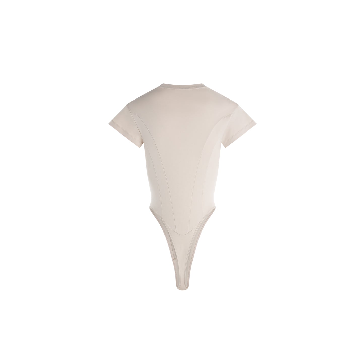Zipped jersey bodysuit