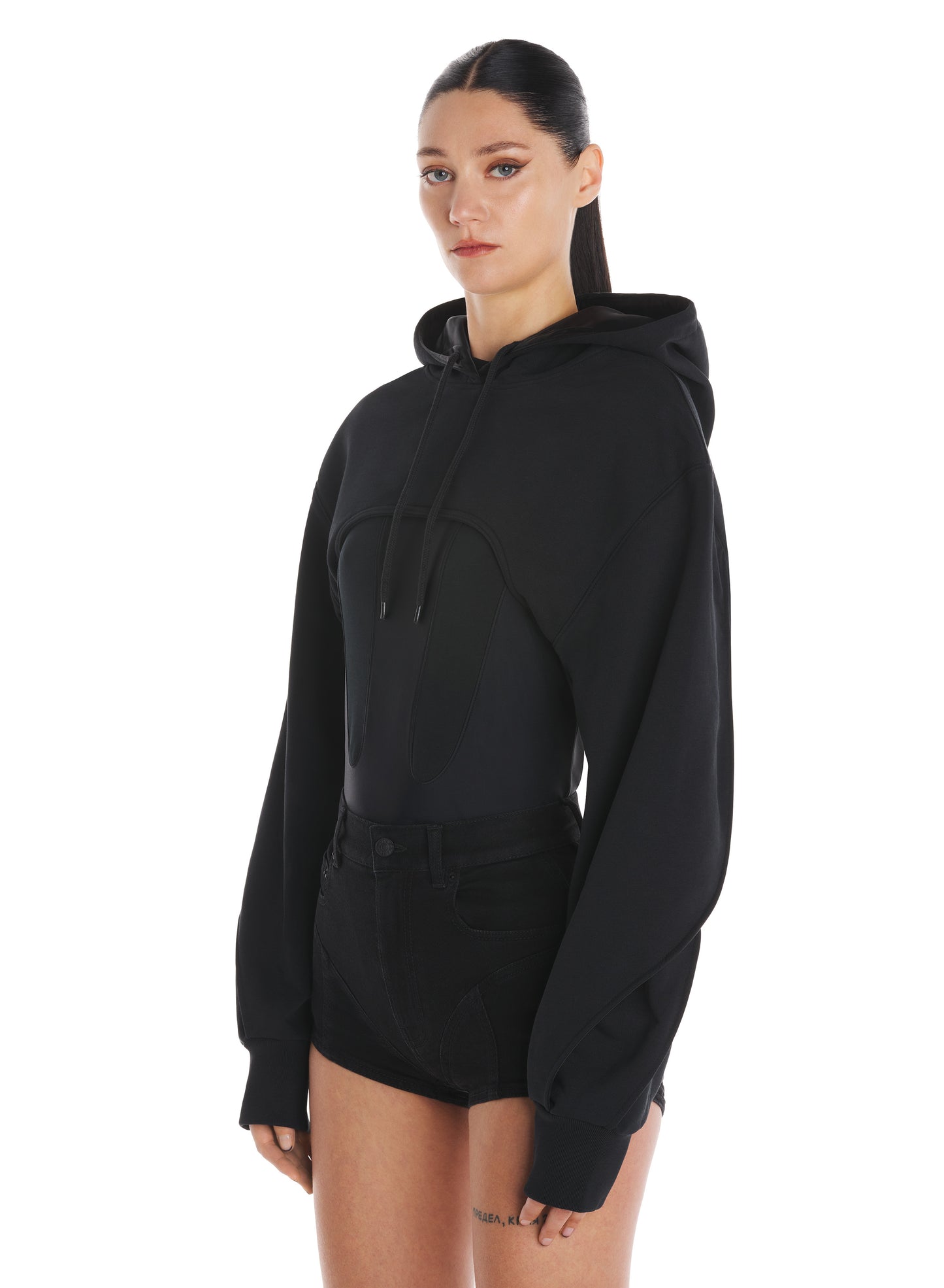 Cropped hoodie