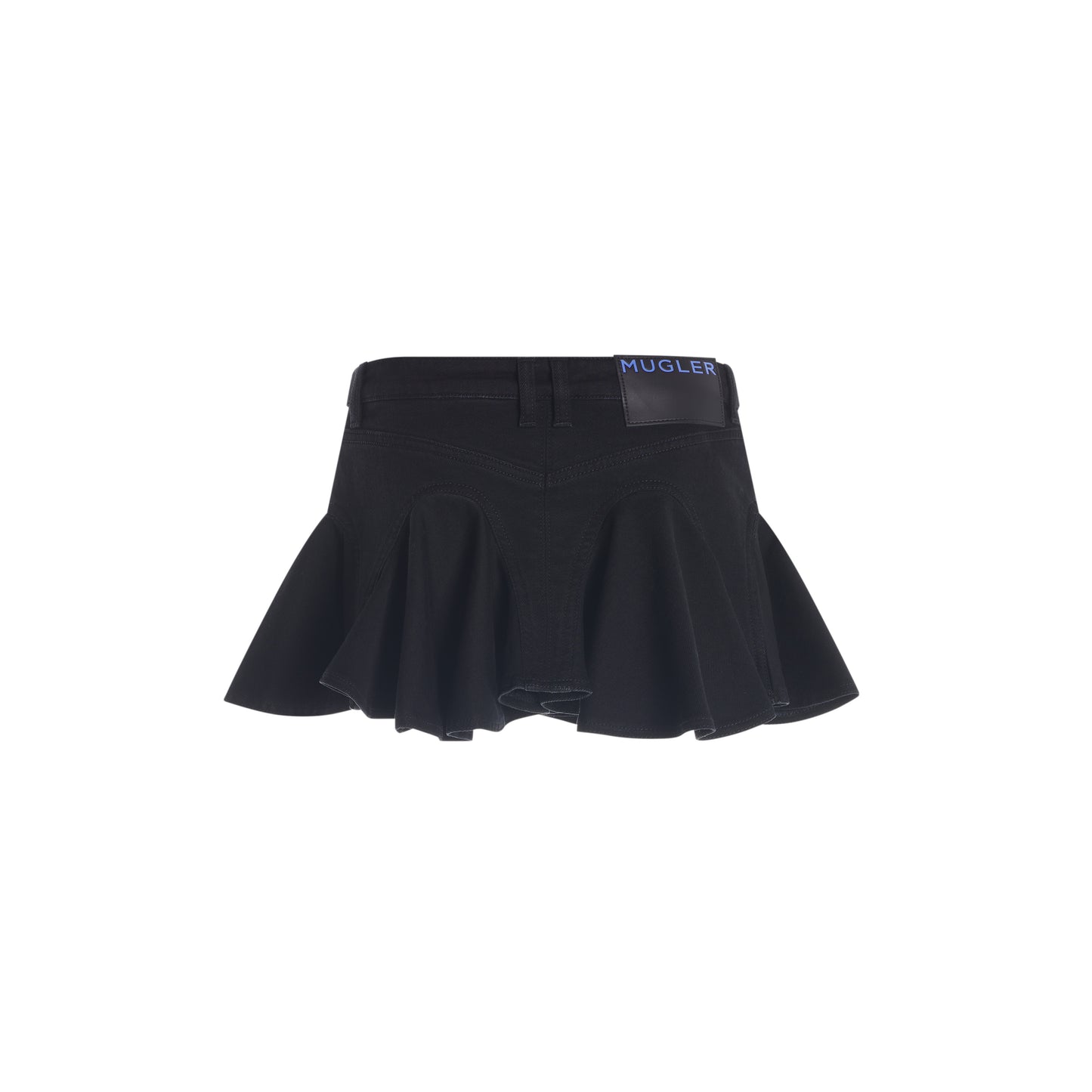 Mini denim skirt