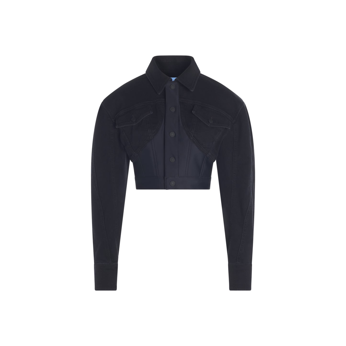 Cropped denim jacket