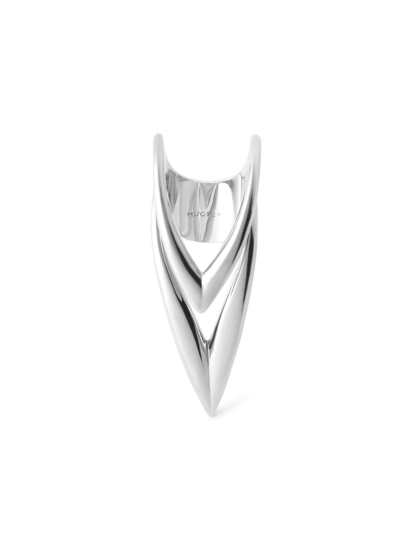 silver v ring