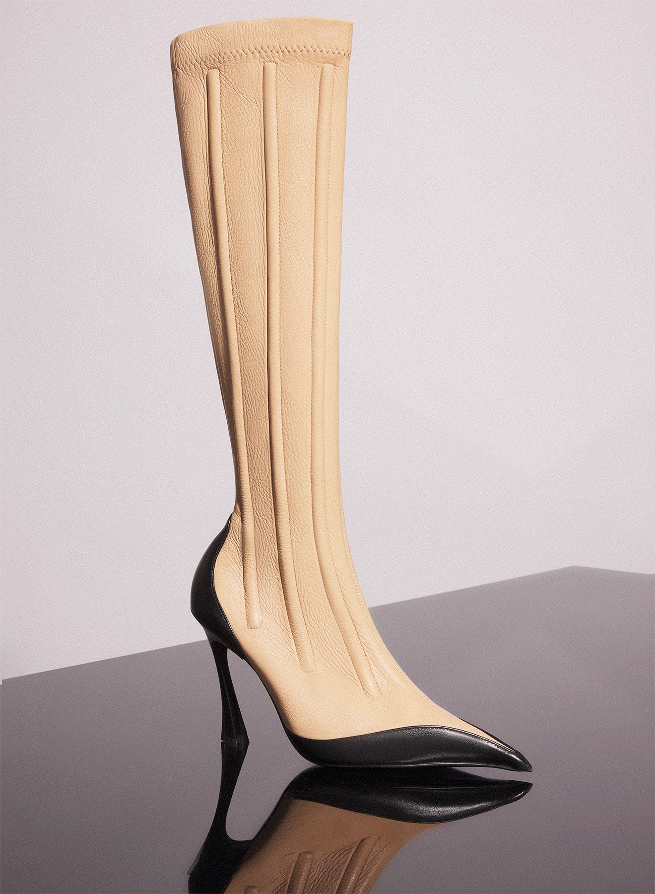 boned leather fang 95 boots