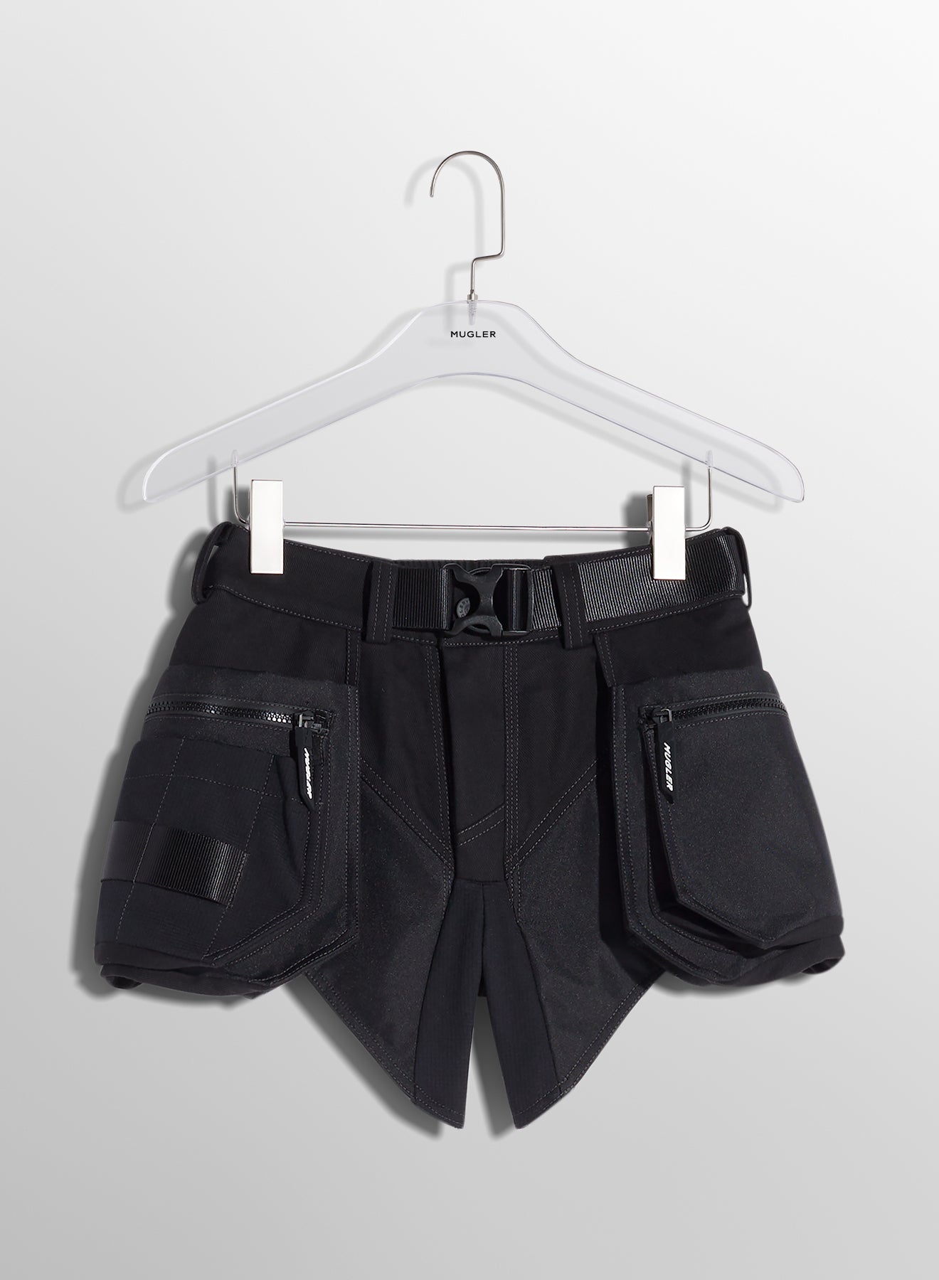 technical fabric cargo shorts