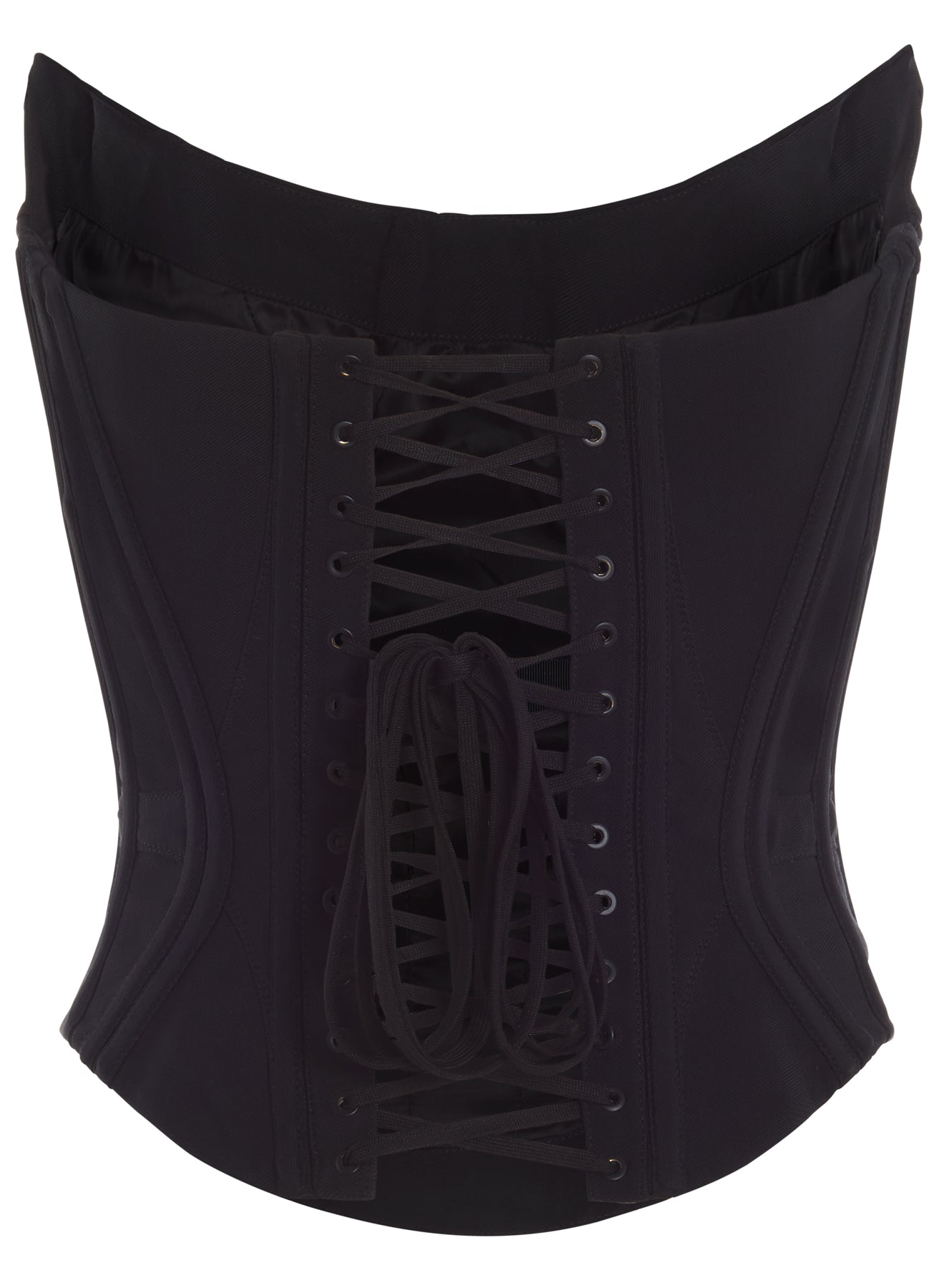 black hook & eye bustier corset