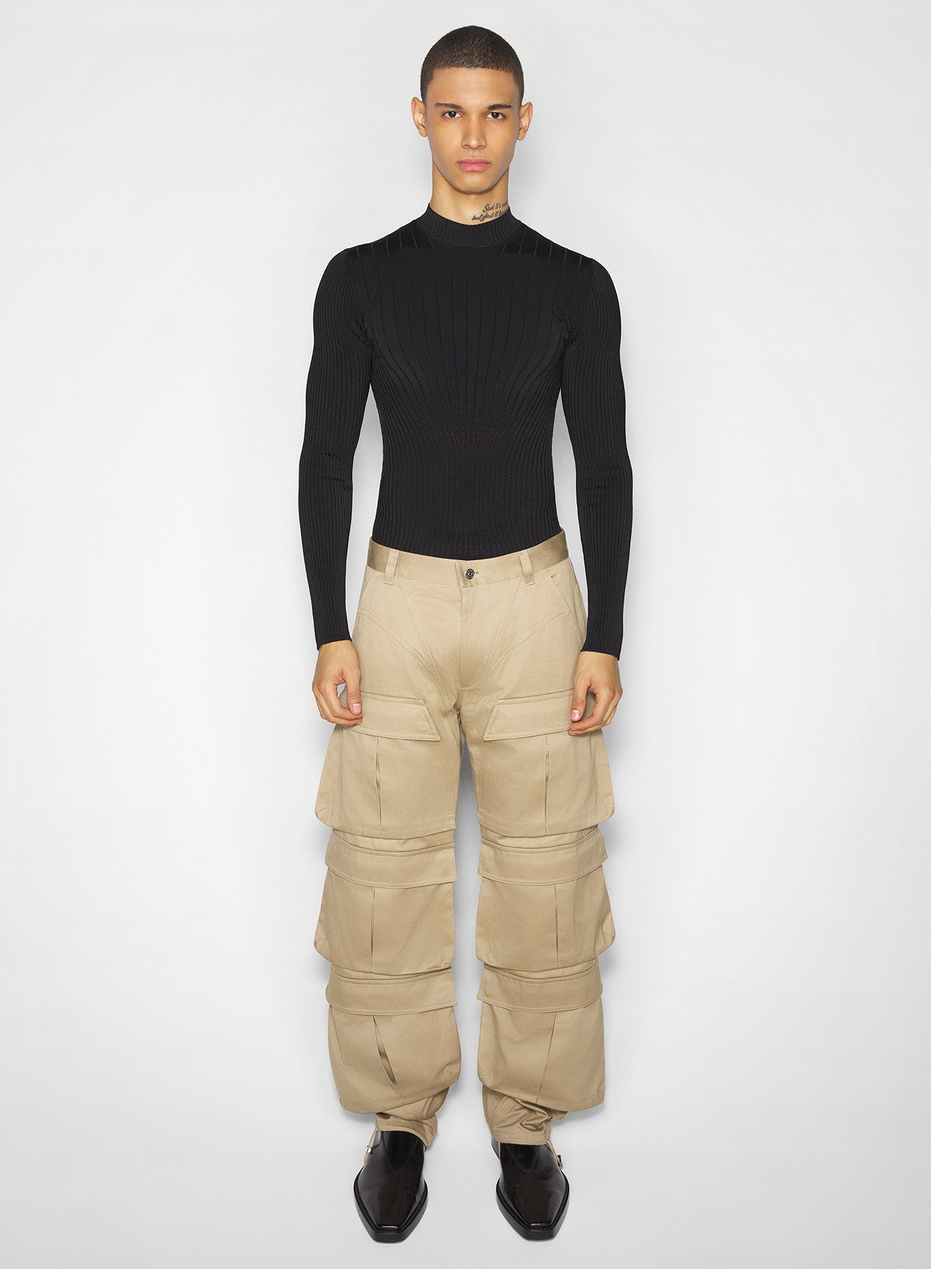 beige cargo pants