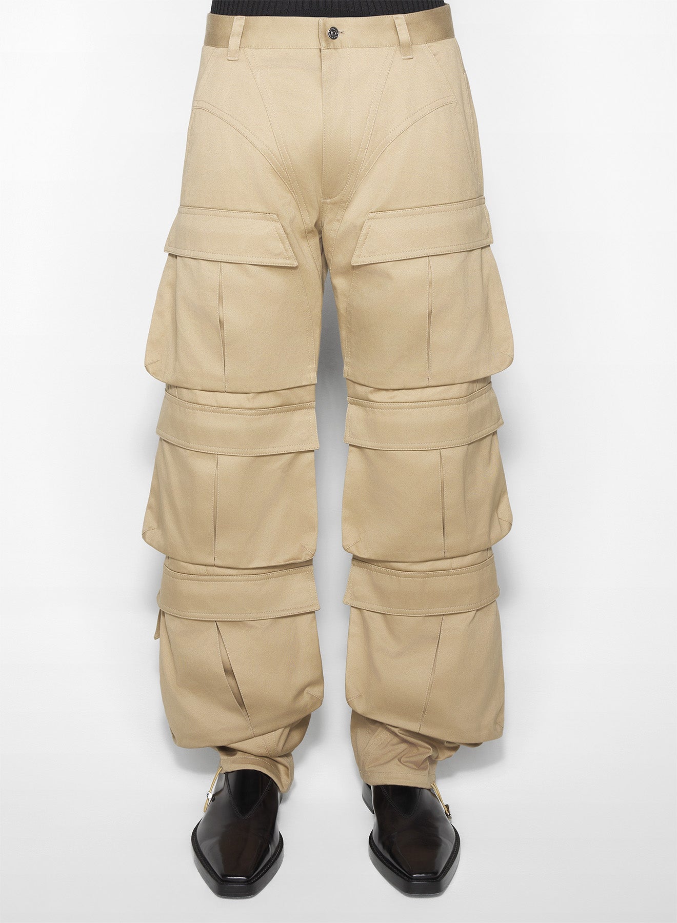beige cargo pants