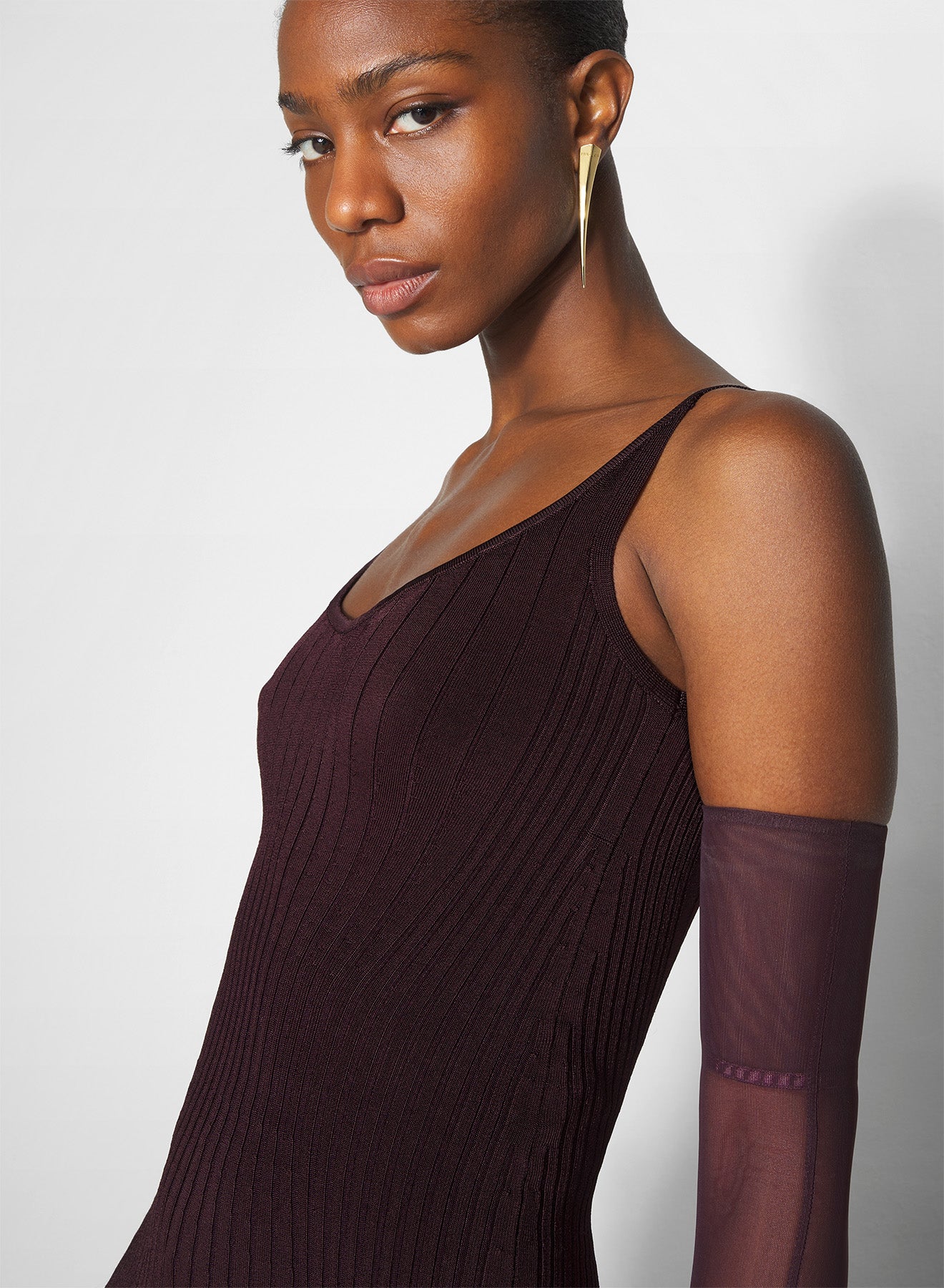 burgundy sculpting knit dress