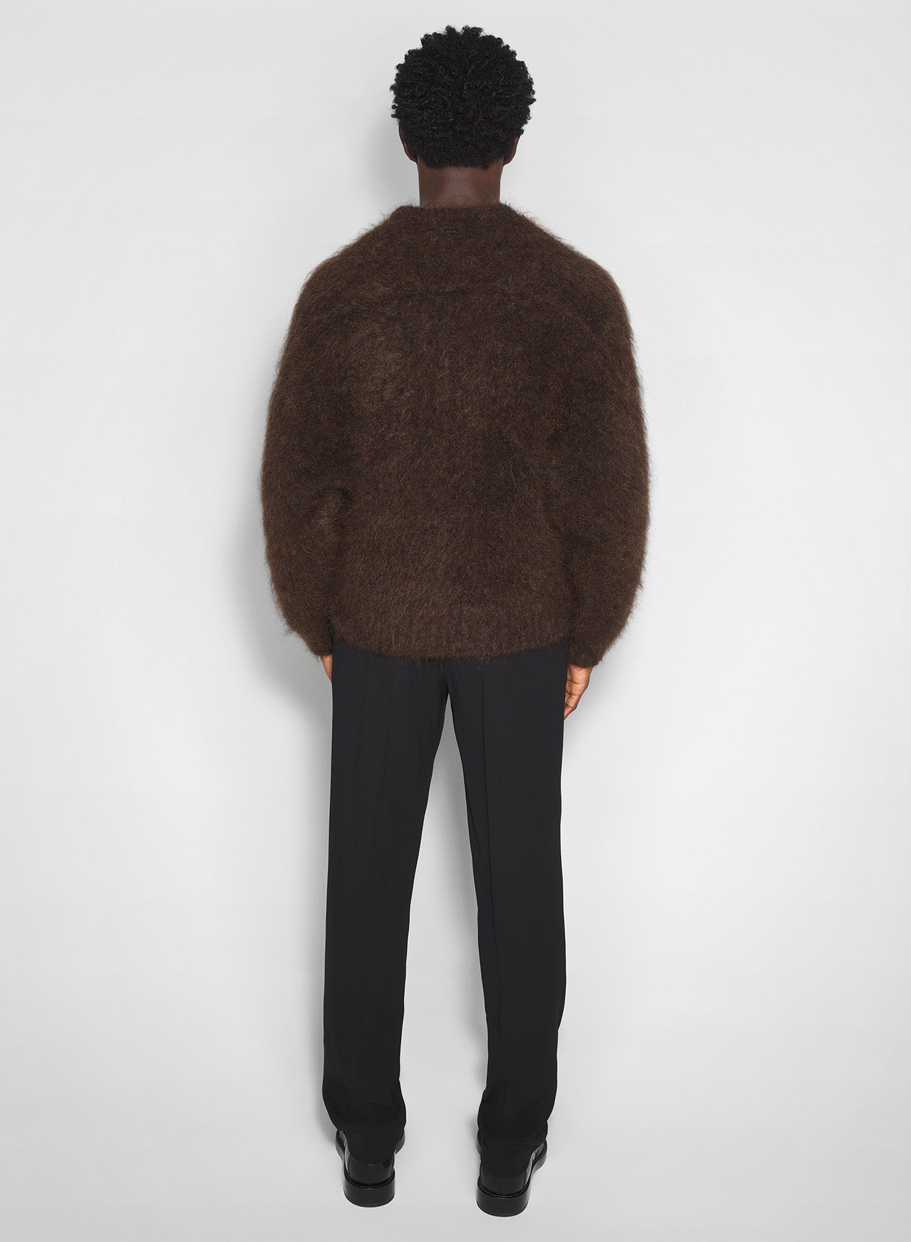 brown mohair sweater