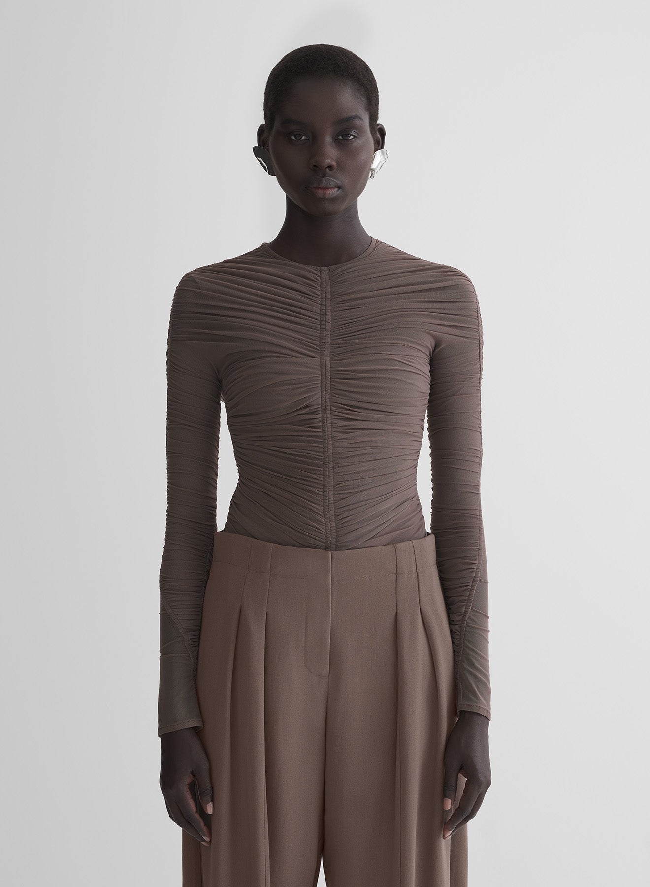 ruched bodysuit