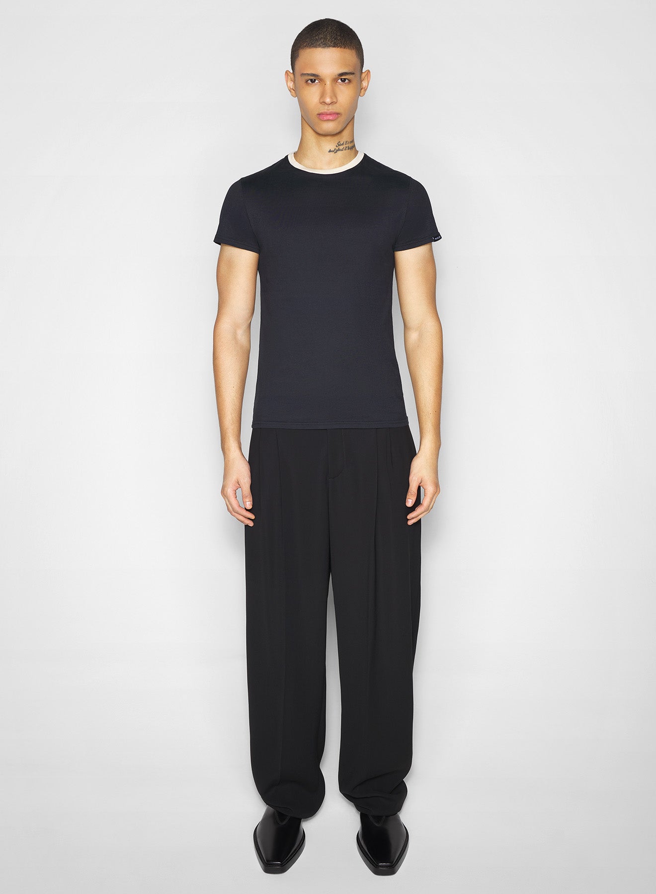 black baby t-shirt