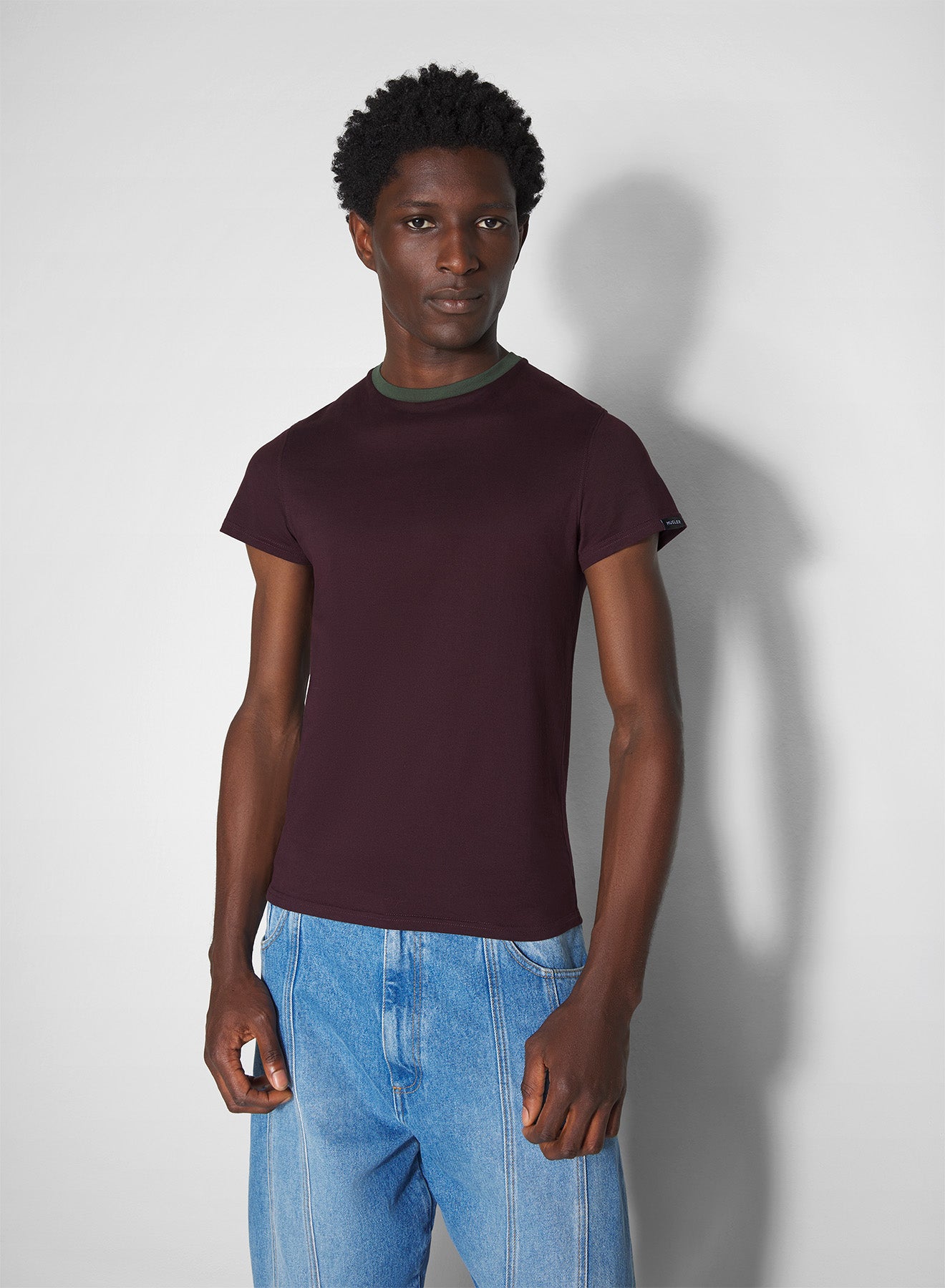 burgundy baby t-shirt