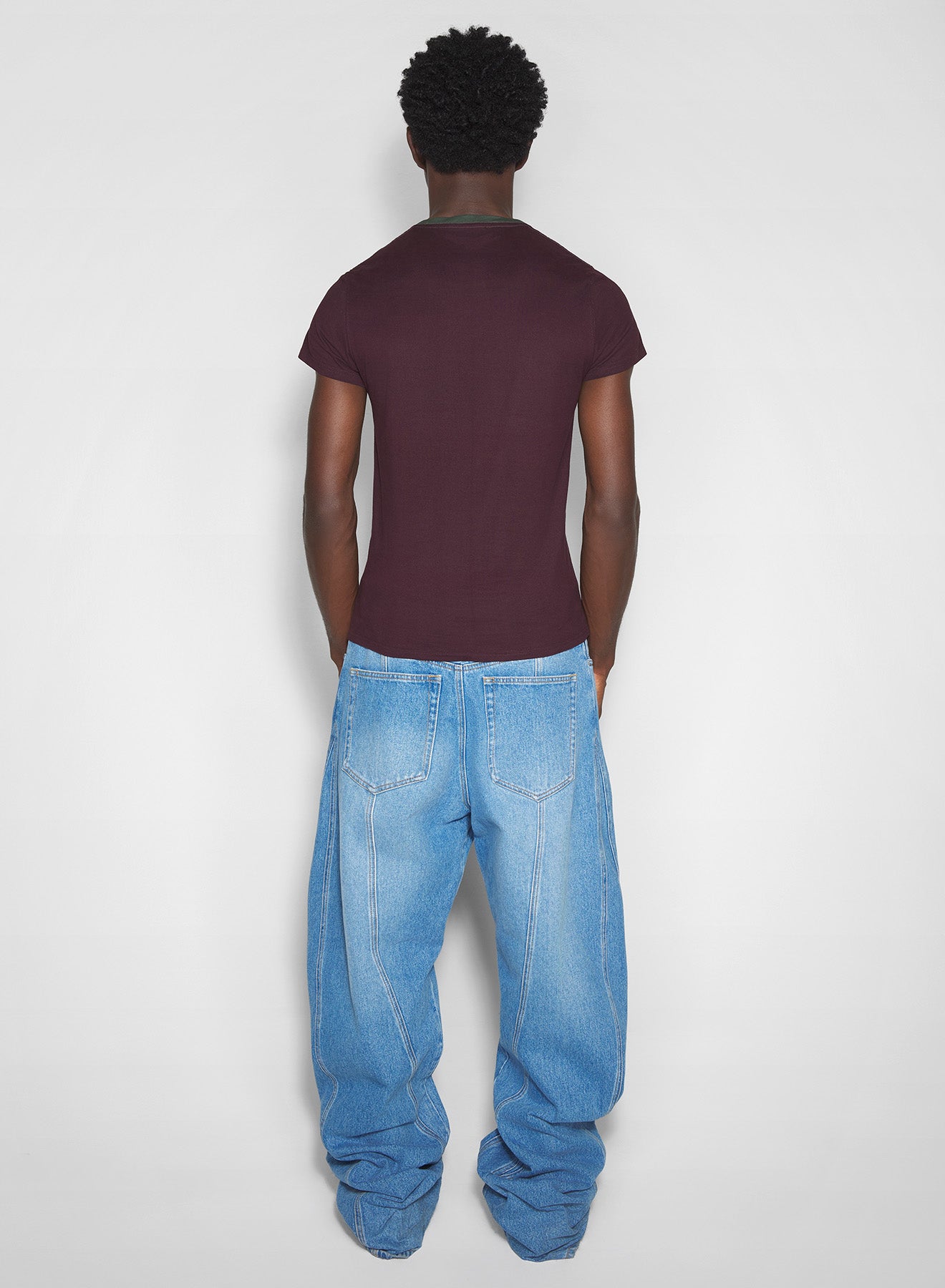 burgundy baby t-shirt