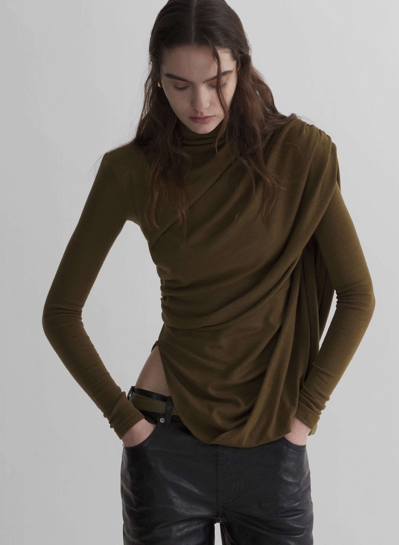 cascade sleeves top