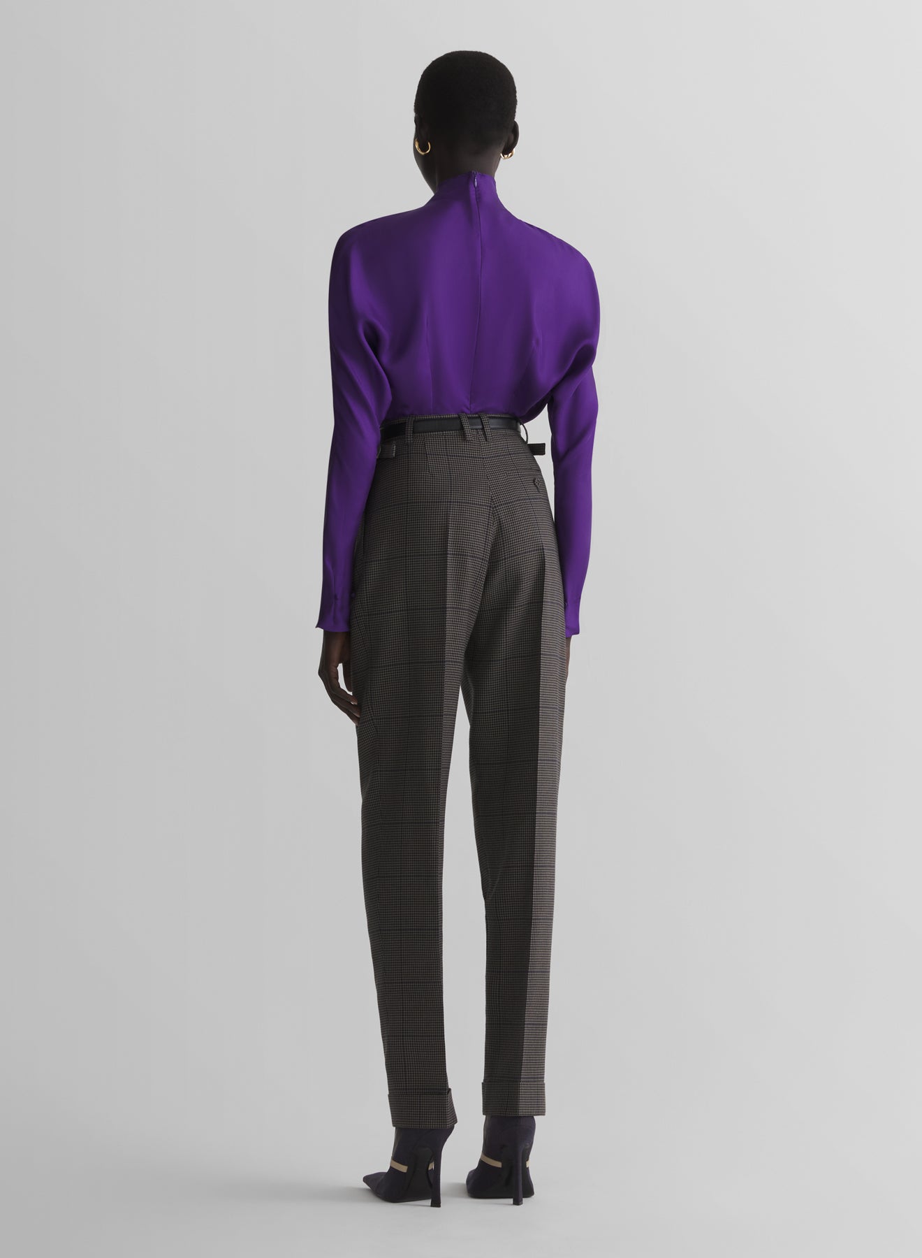 purple bat sleeves top