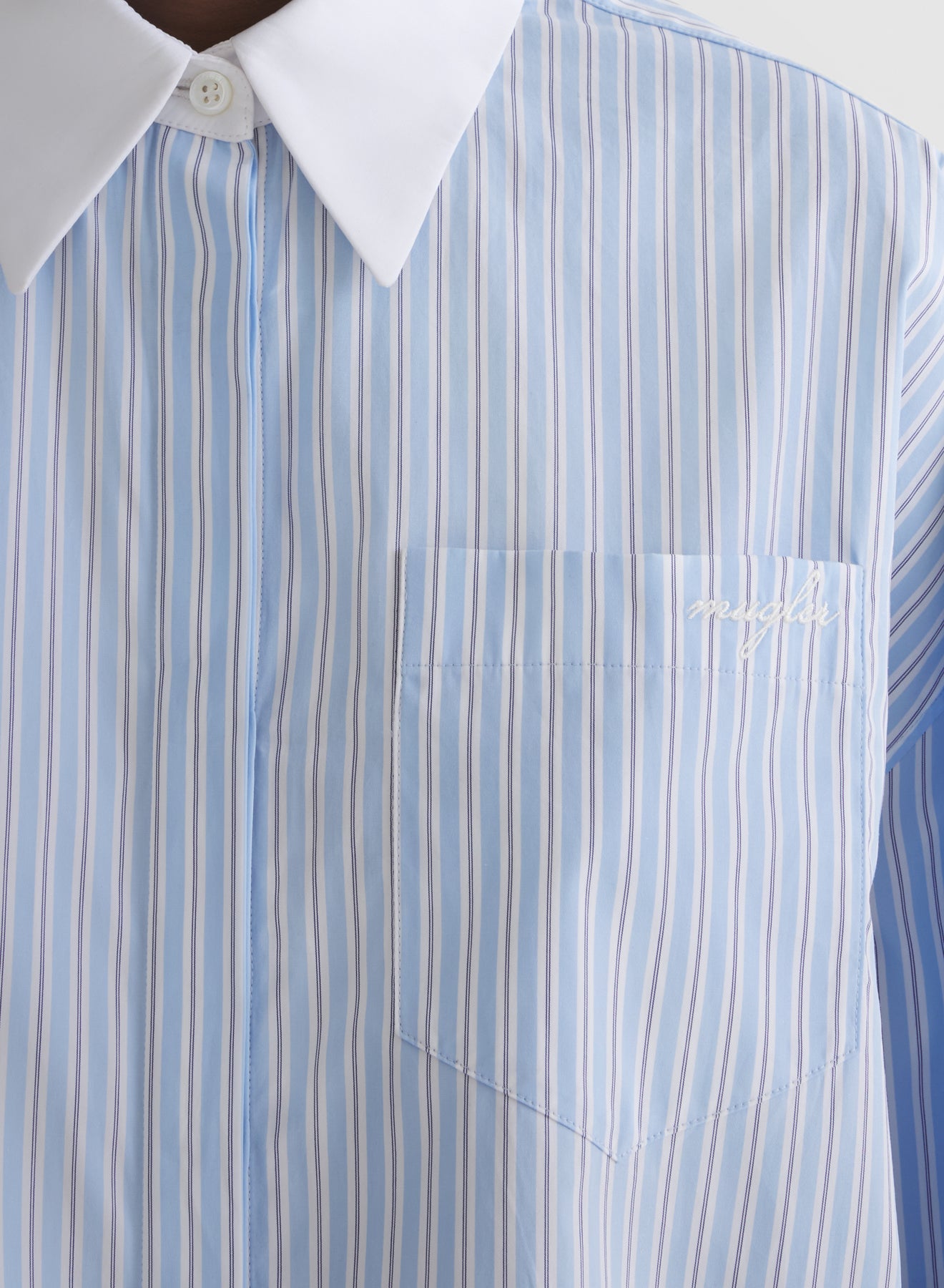 blue masculine shirt