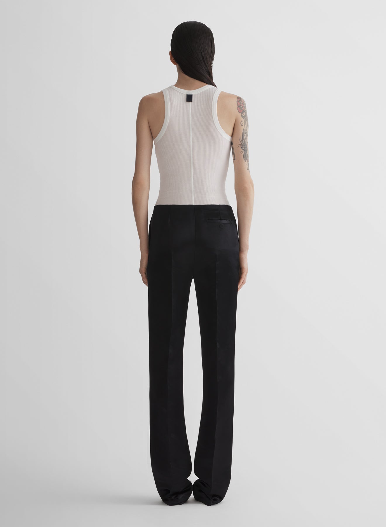 off-white ribbed tank top