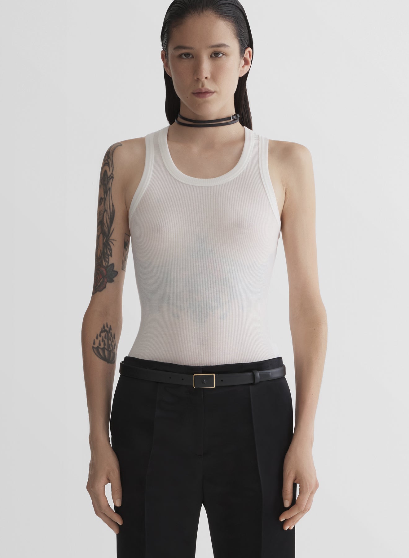ribbed tank top
