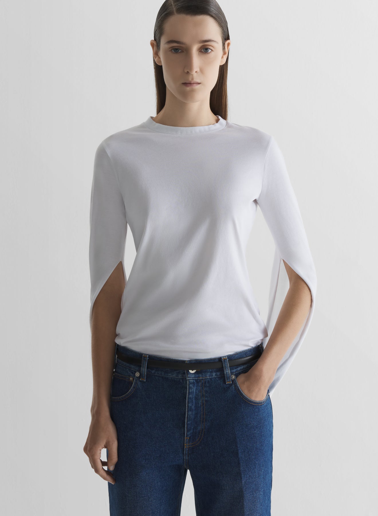 Cascade loop jersey top