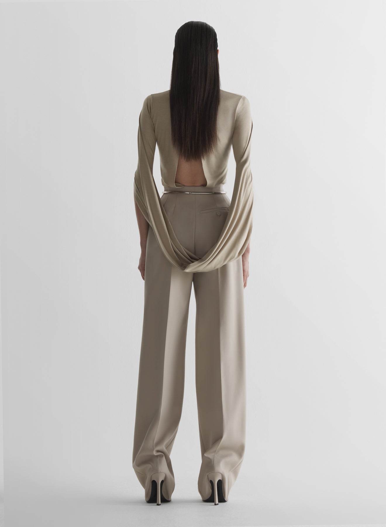 Cascade loop jersey top